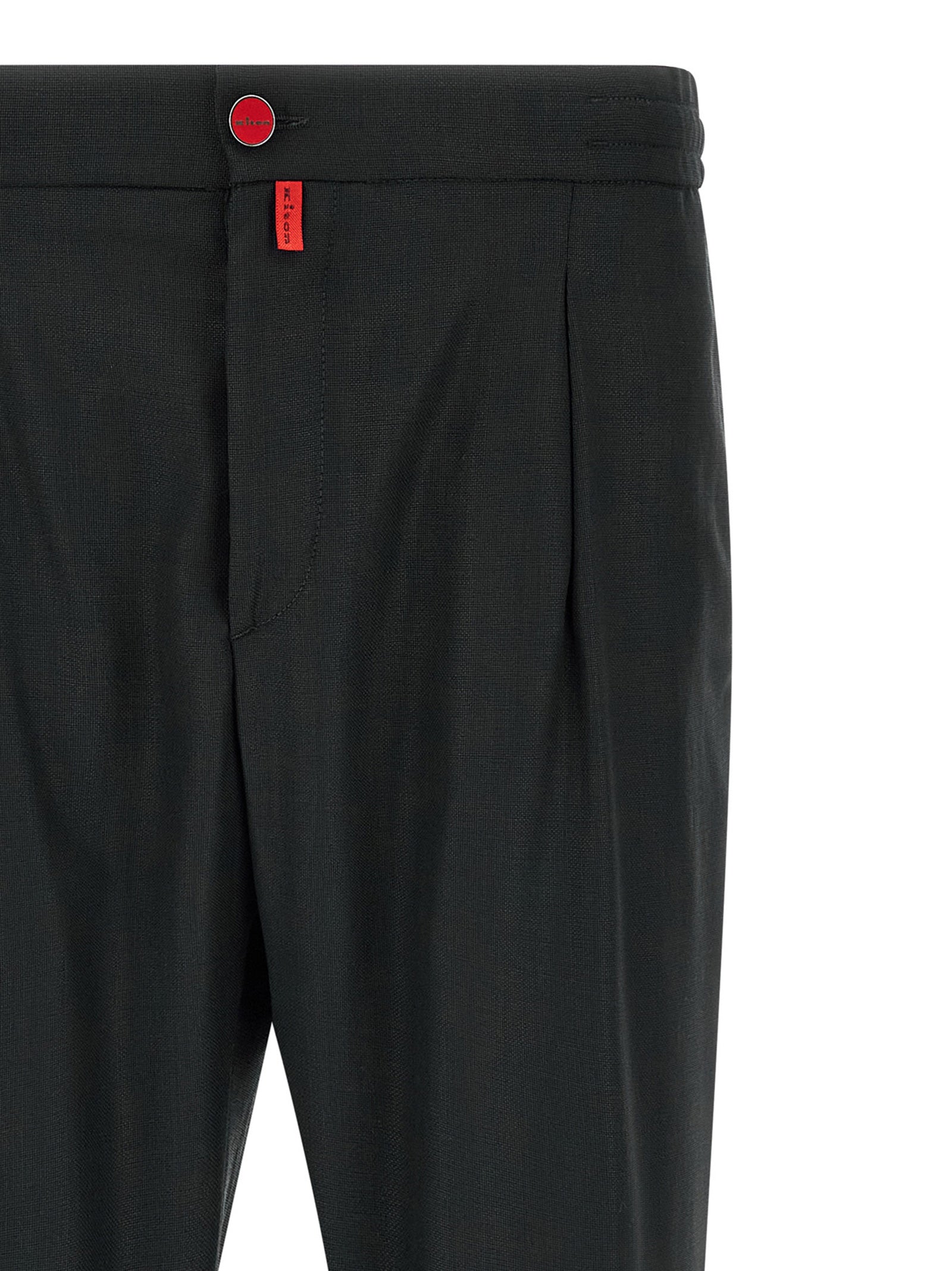 Gray Wool Casual Pants