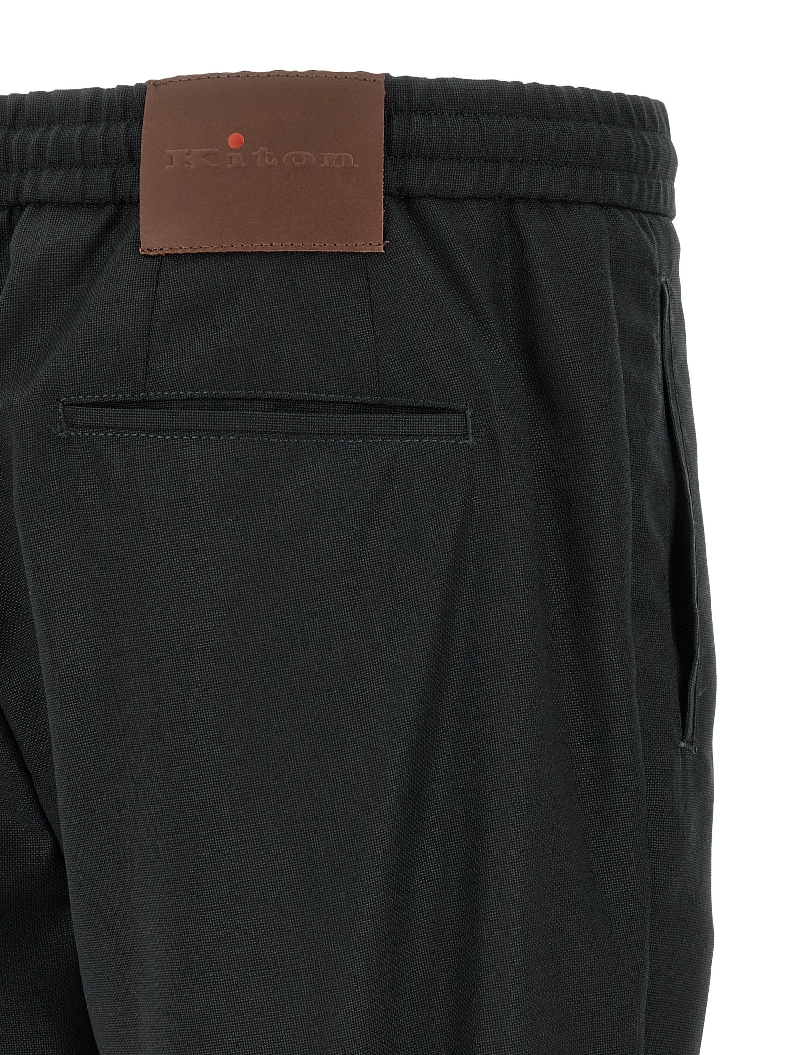 Gray Wool Casual Pants