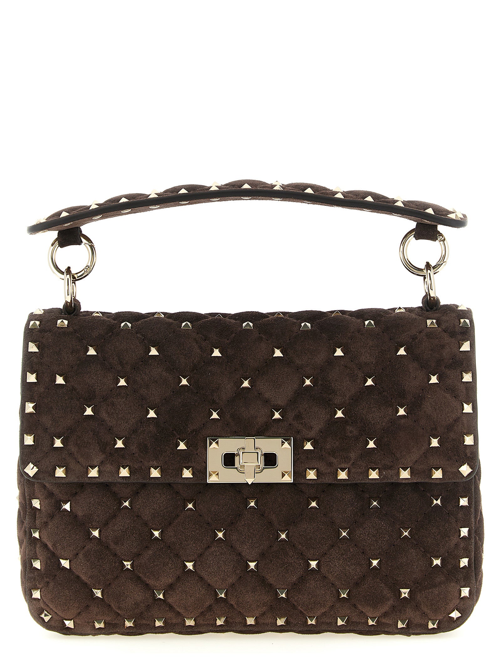 Brown Calfskin Crossbody Bag