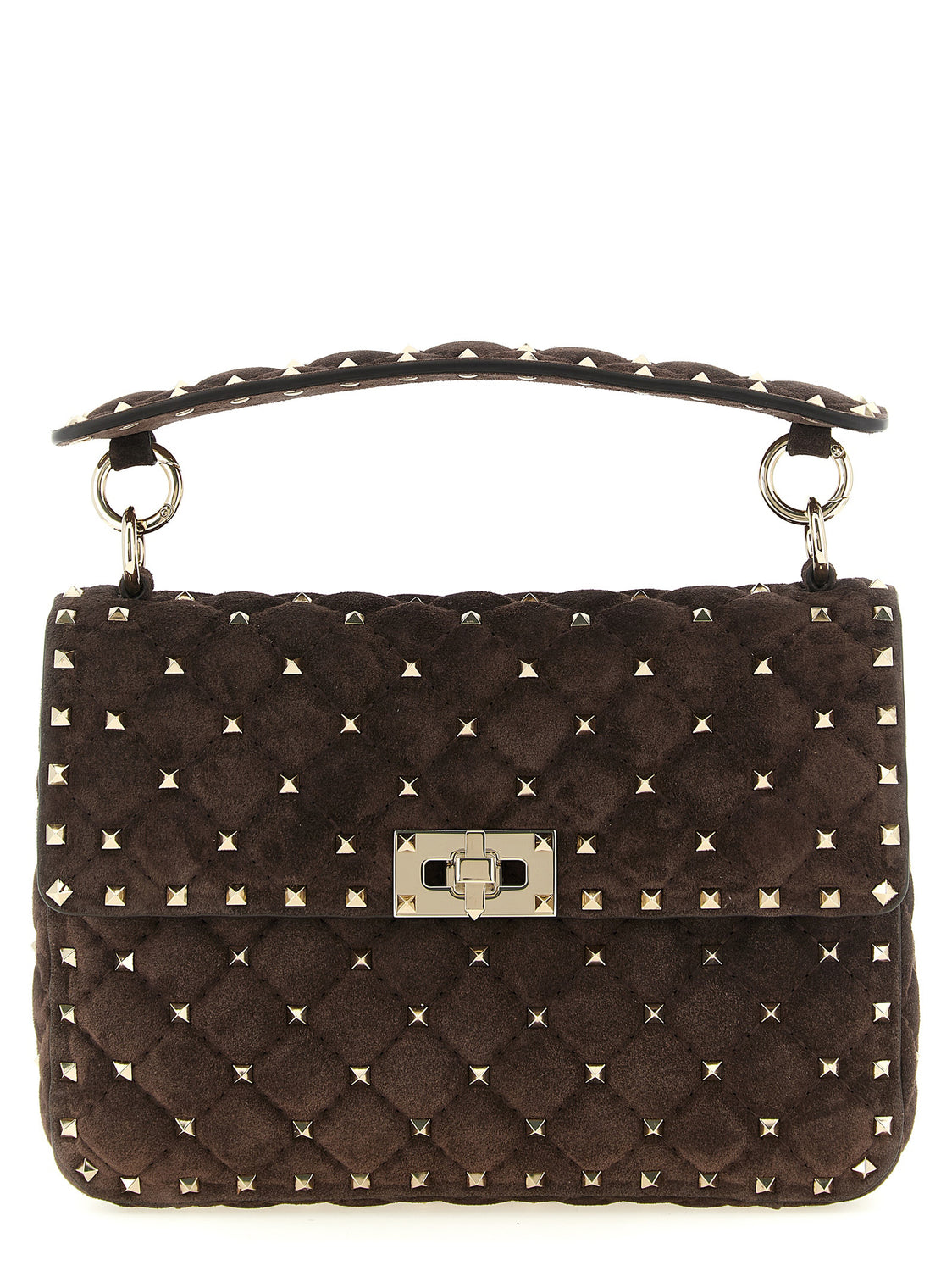 Brown Calfskin Crossbody Bag