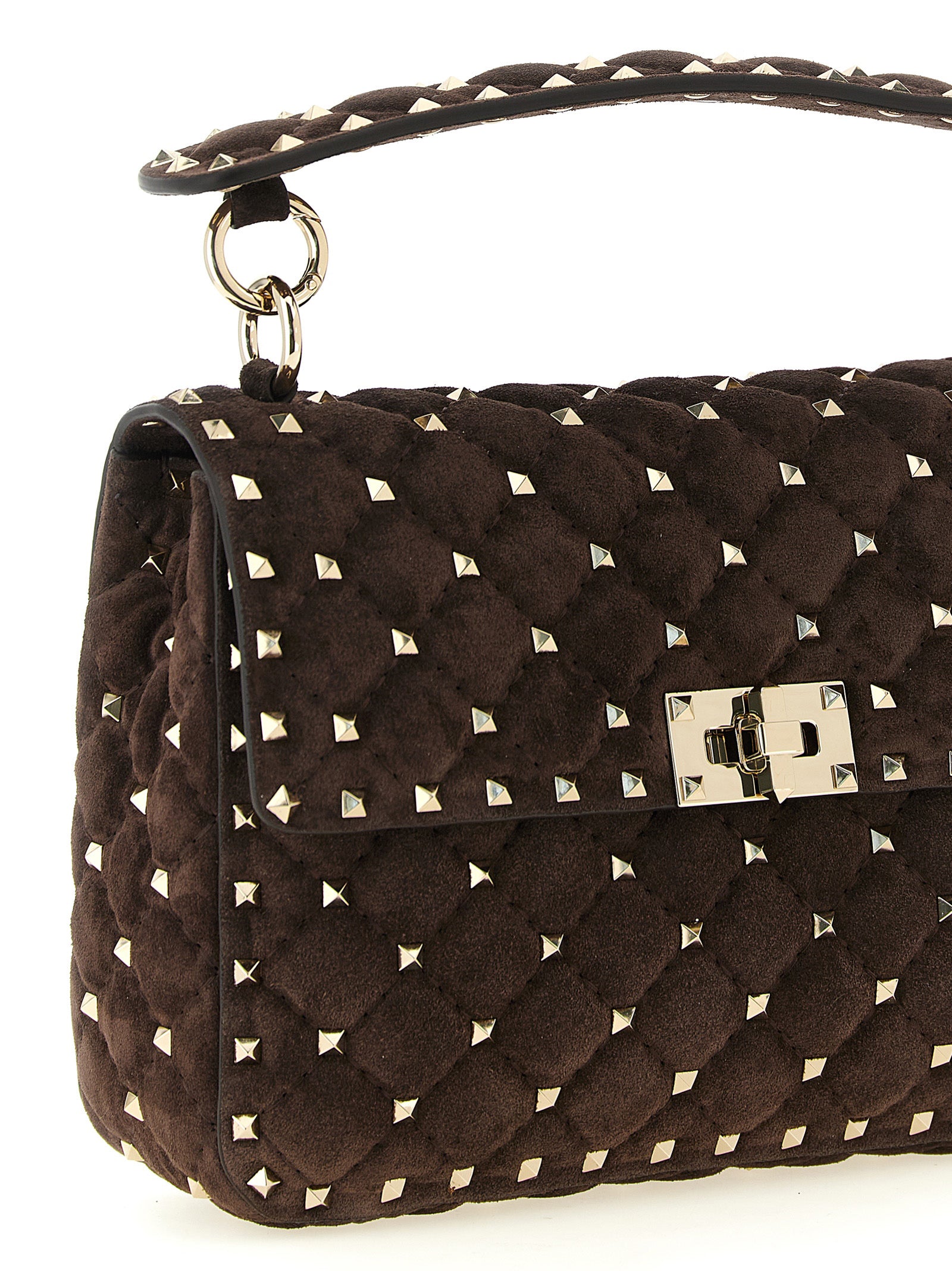 Brown Calfskin Crossbody Bag