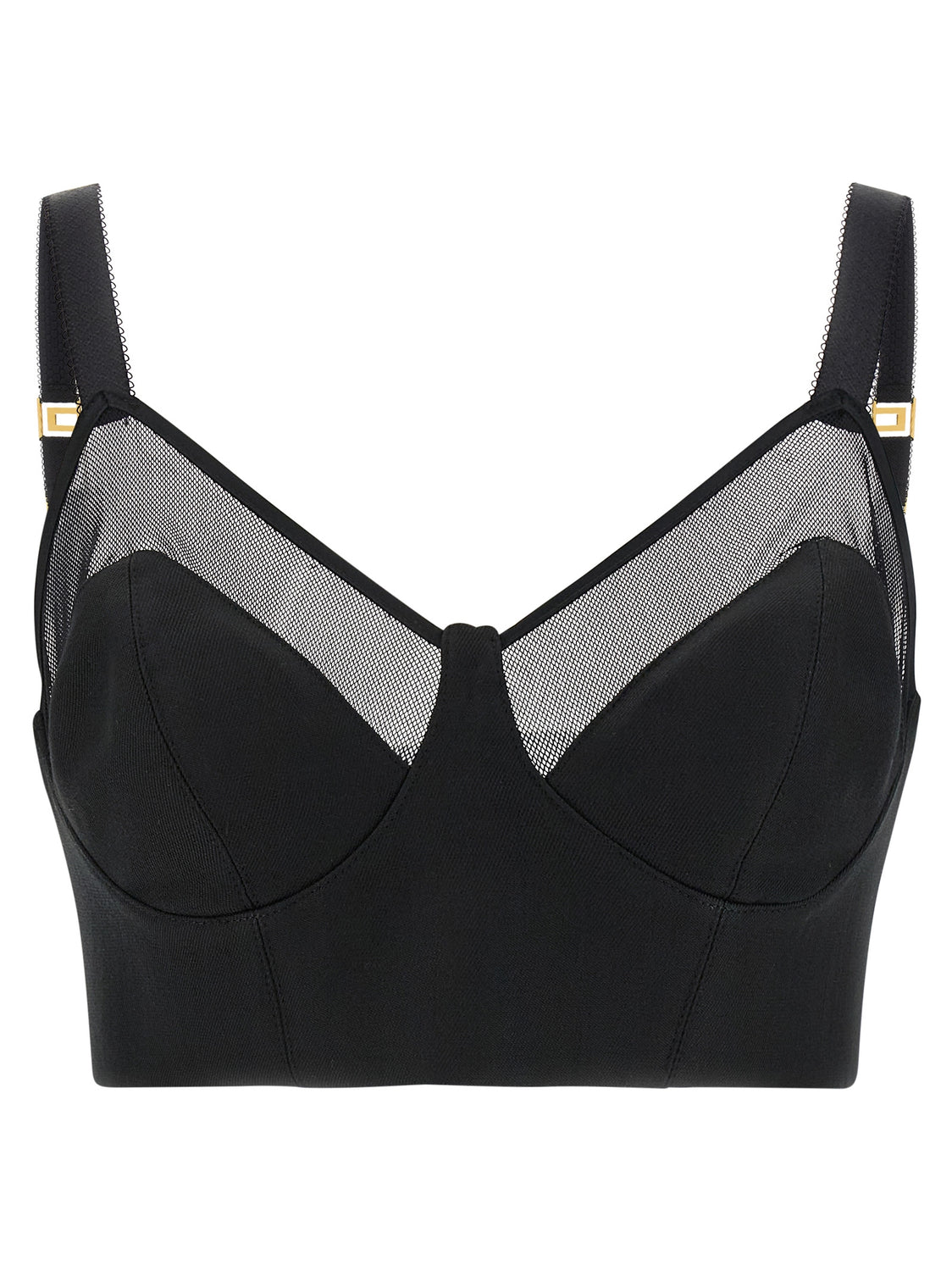 Black Virgin Wool Tank Tops