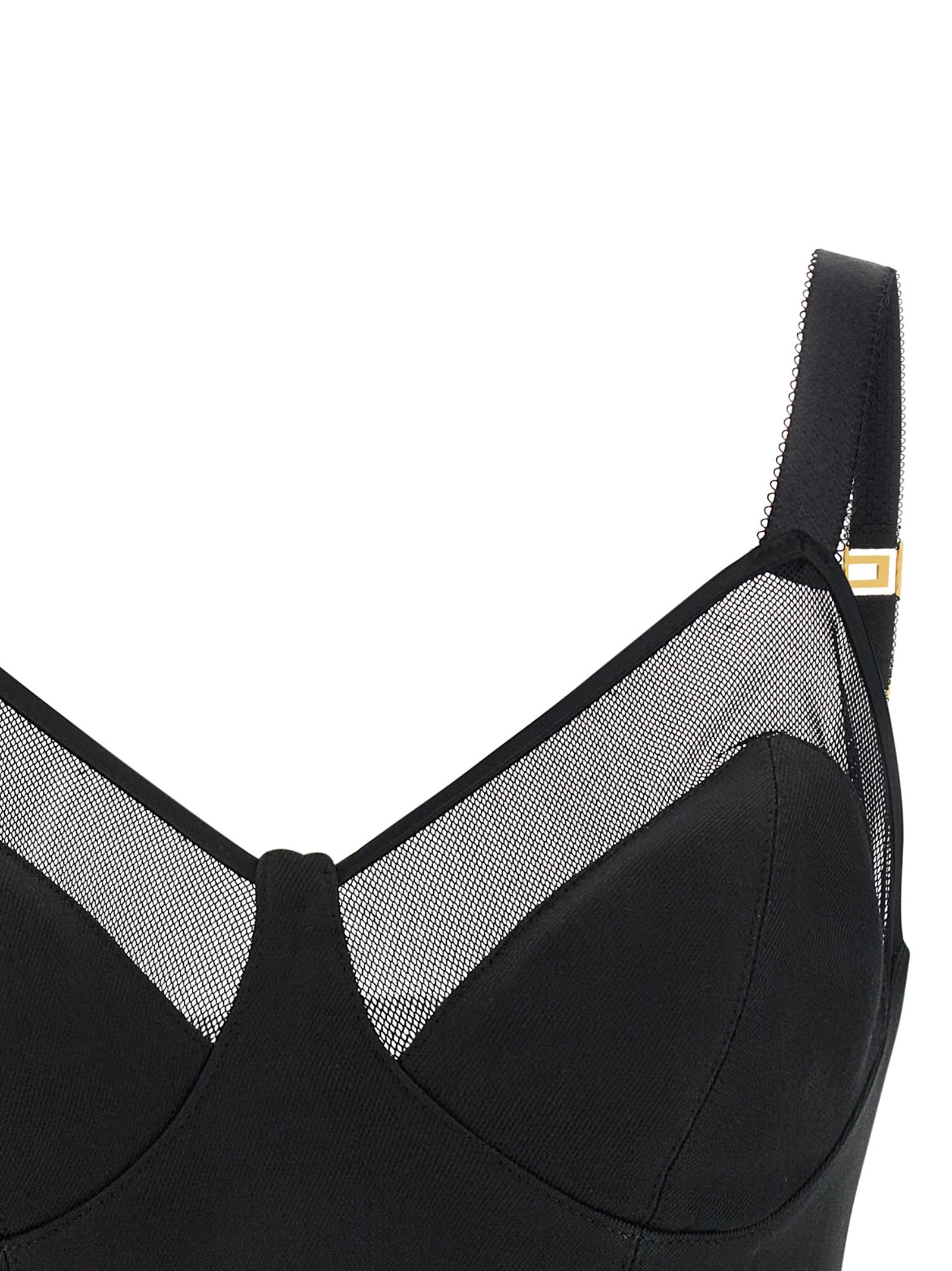 Black Virgin Wool Tank Tops