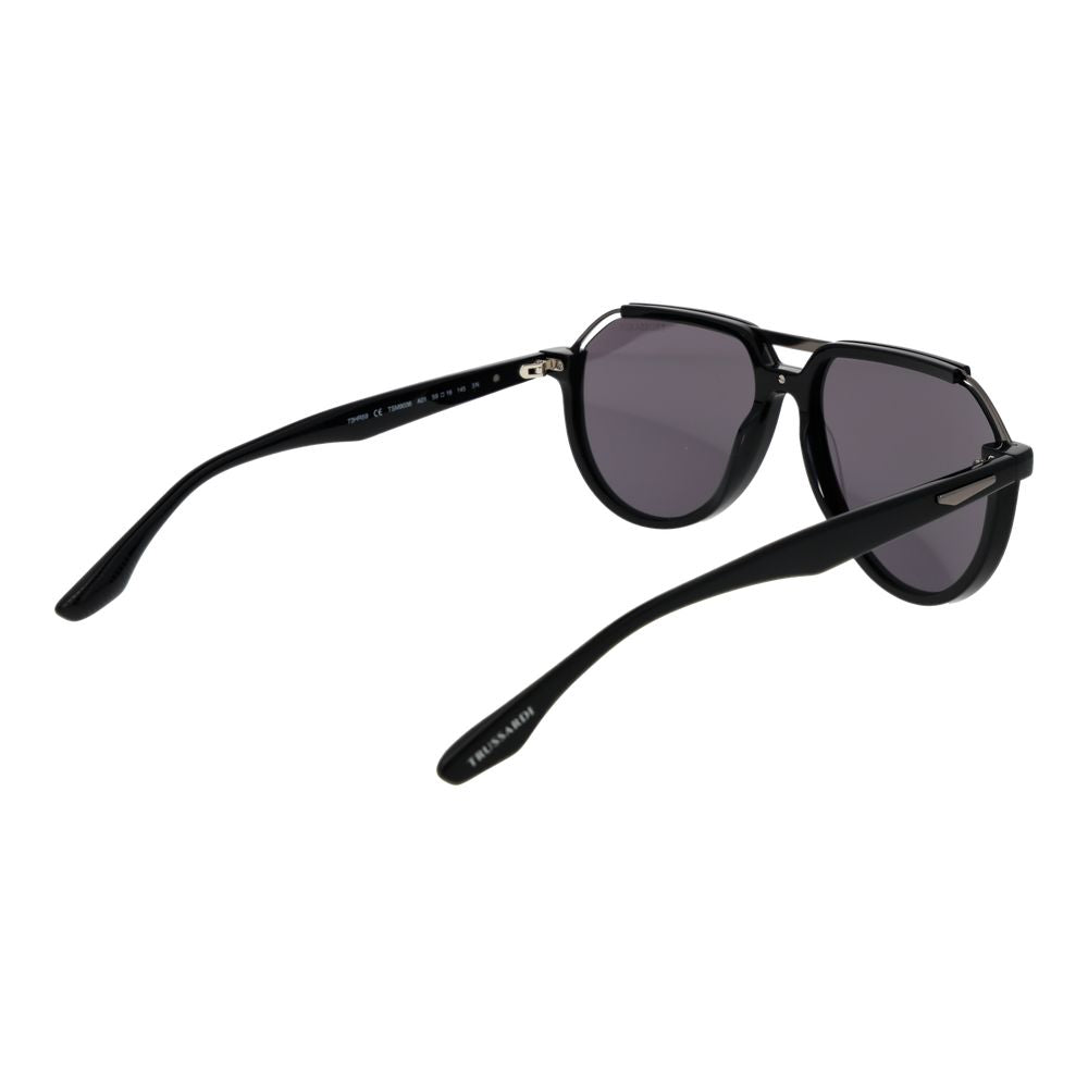 Black Acetate & Stainless Steel Sunglasses