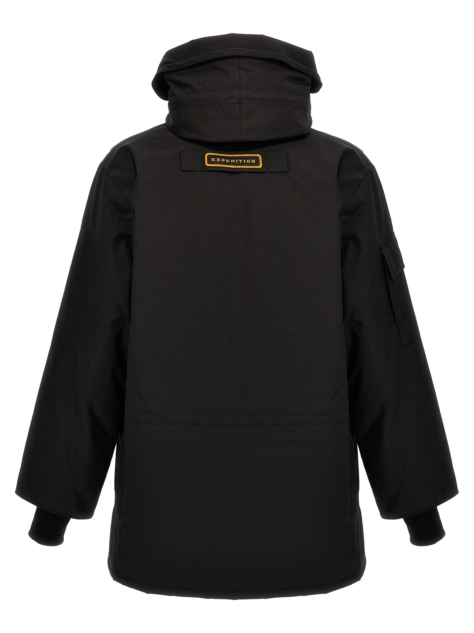 Black Polyester Parka