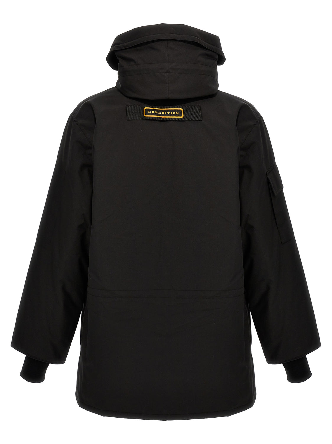 Black Polyester Parka