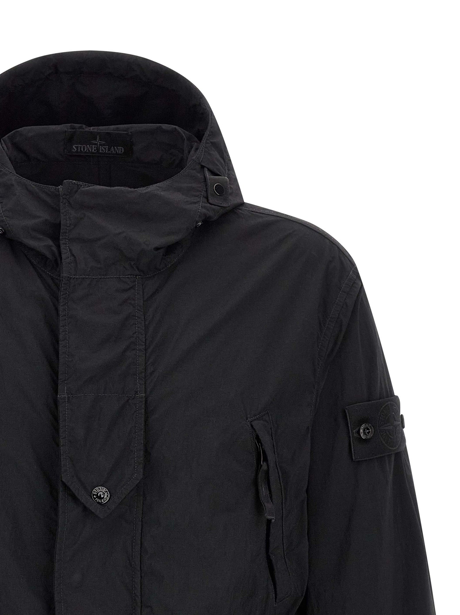 Black Polyamide Shell Jacket