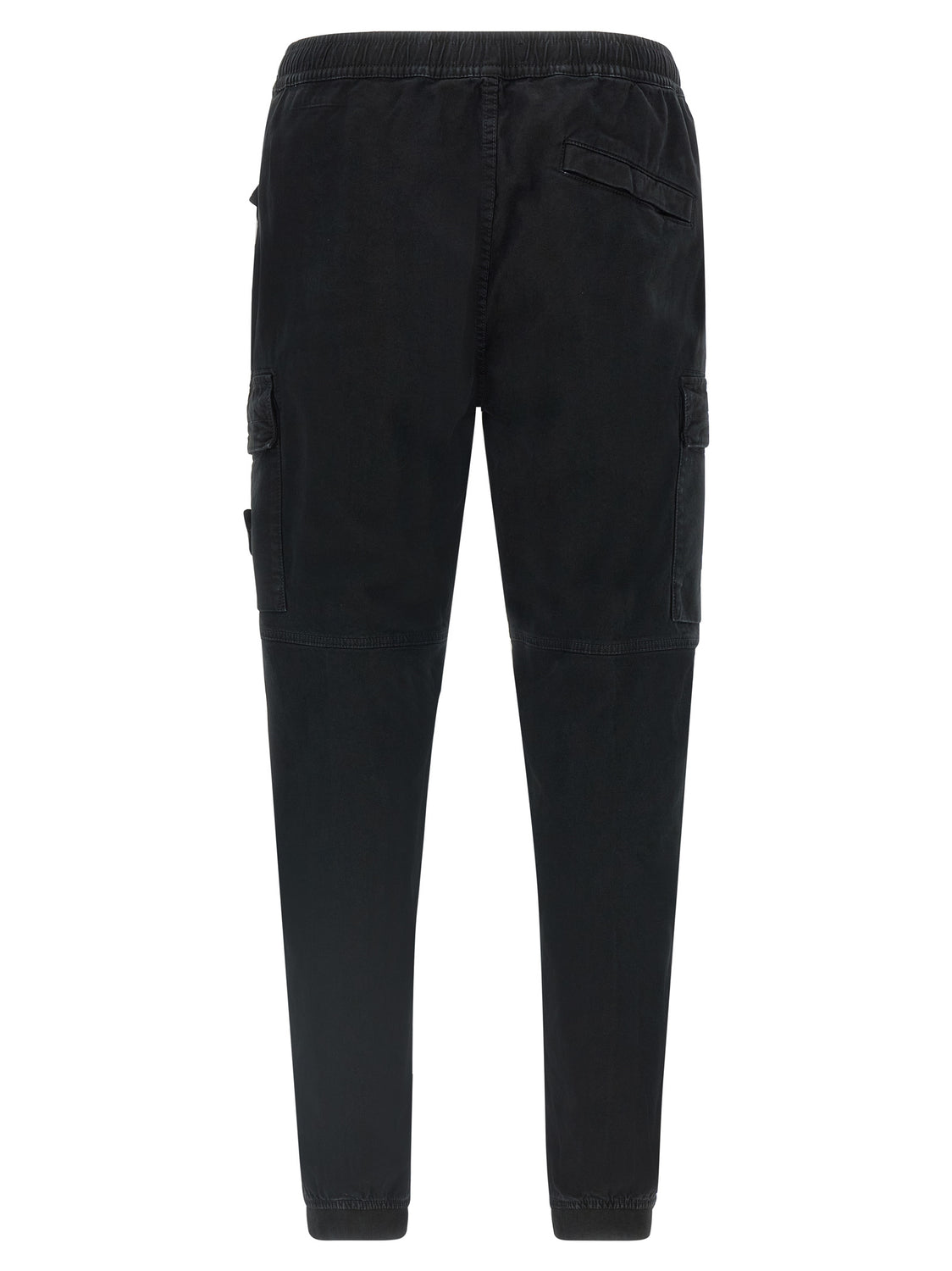 Black Cotton Cargo Pants