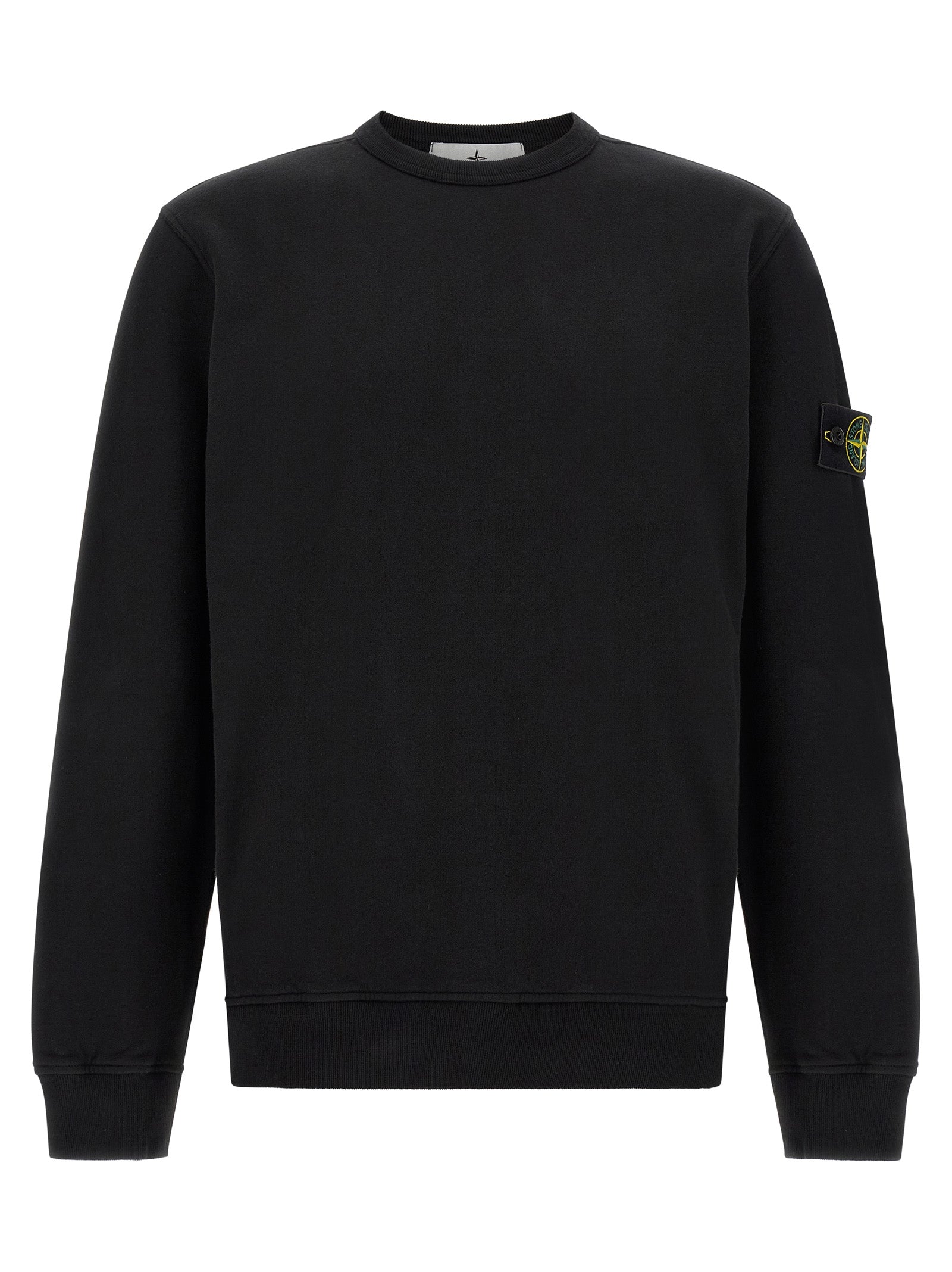 Black Cotton Sweatshirt
