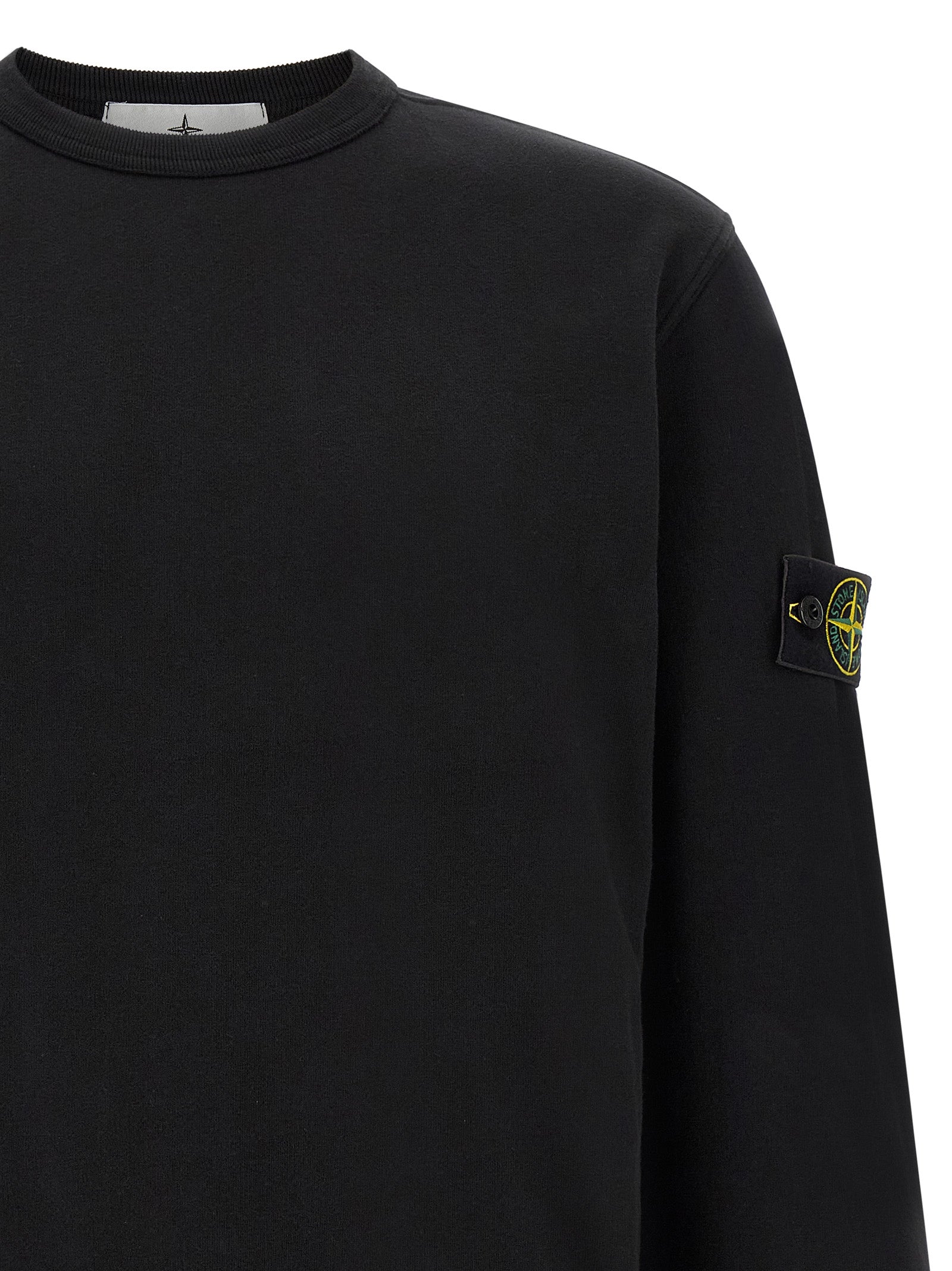 Black Cotton Sweatshirt