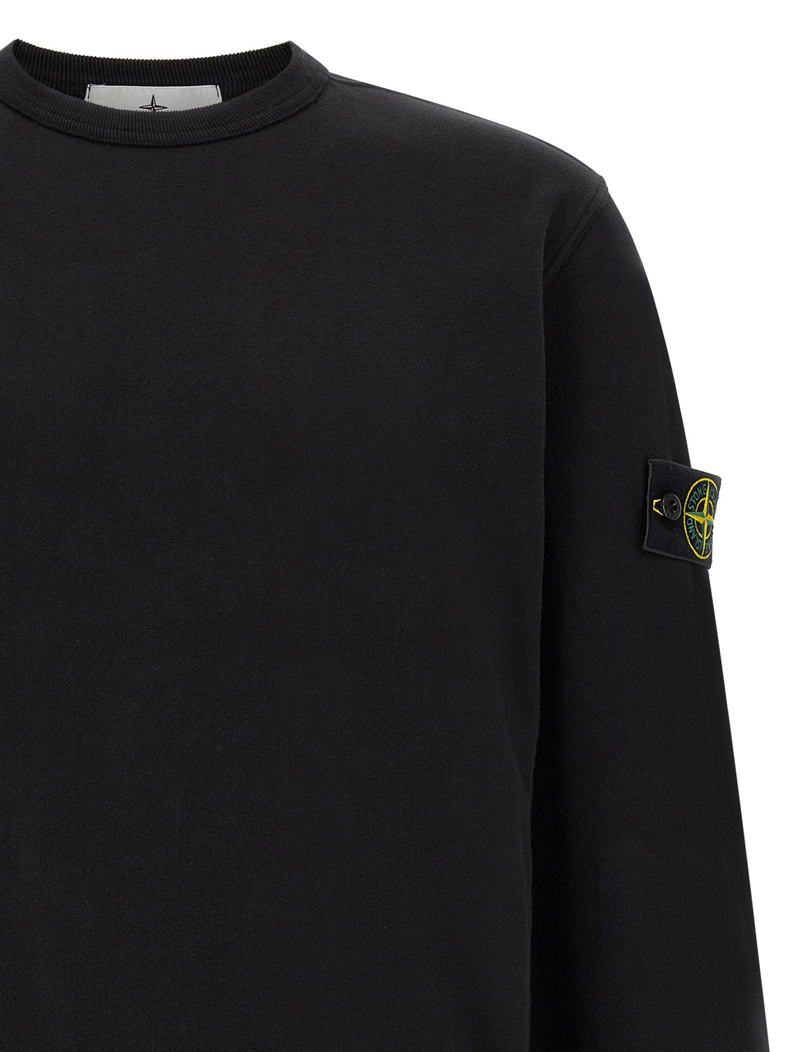 Black Cotton Sweatshirt