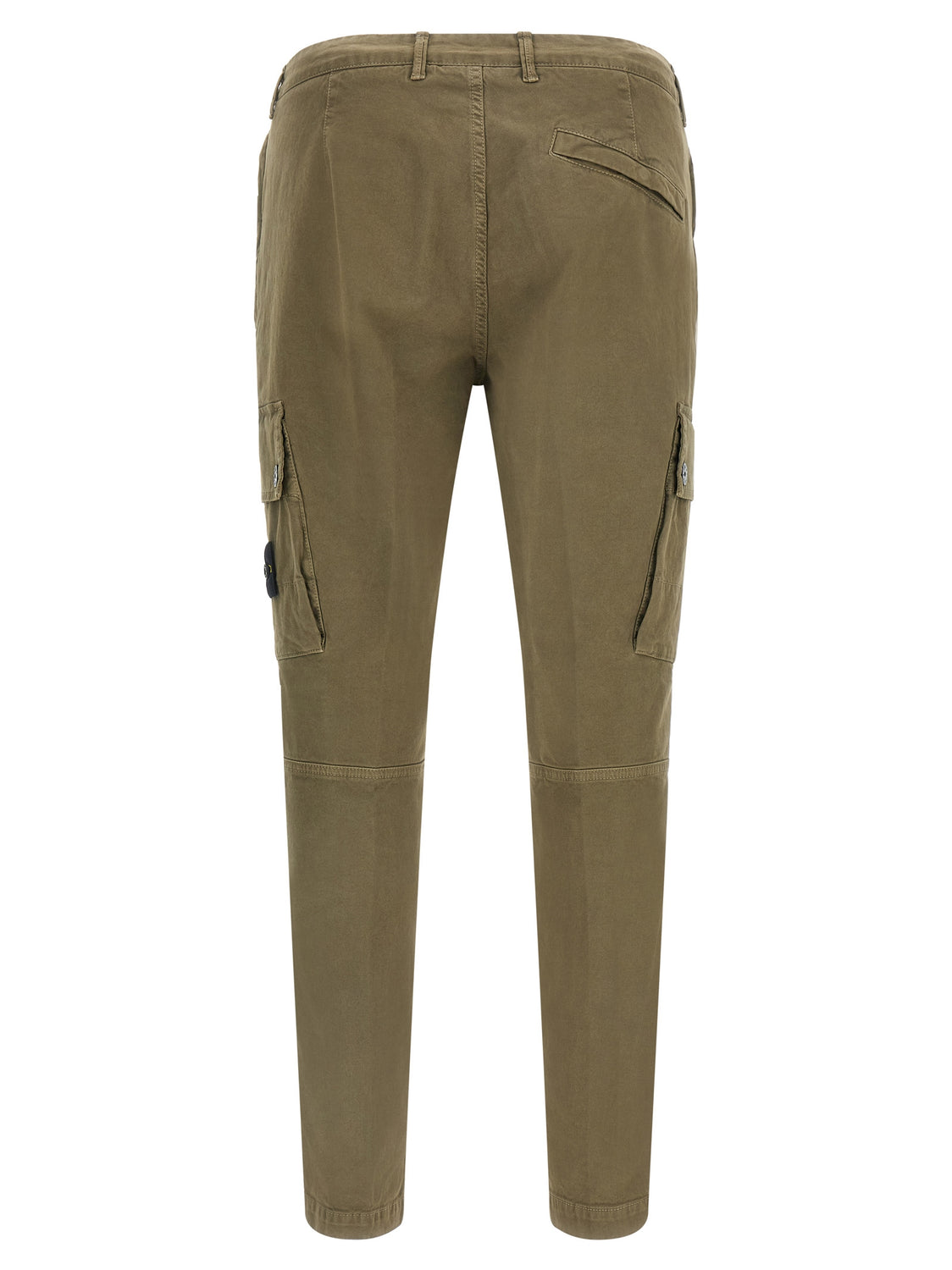 Bicolor Cotton Cargo Pants
