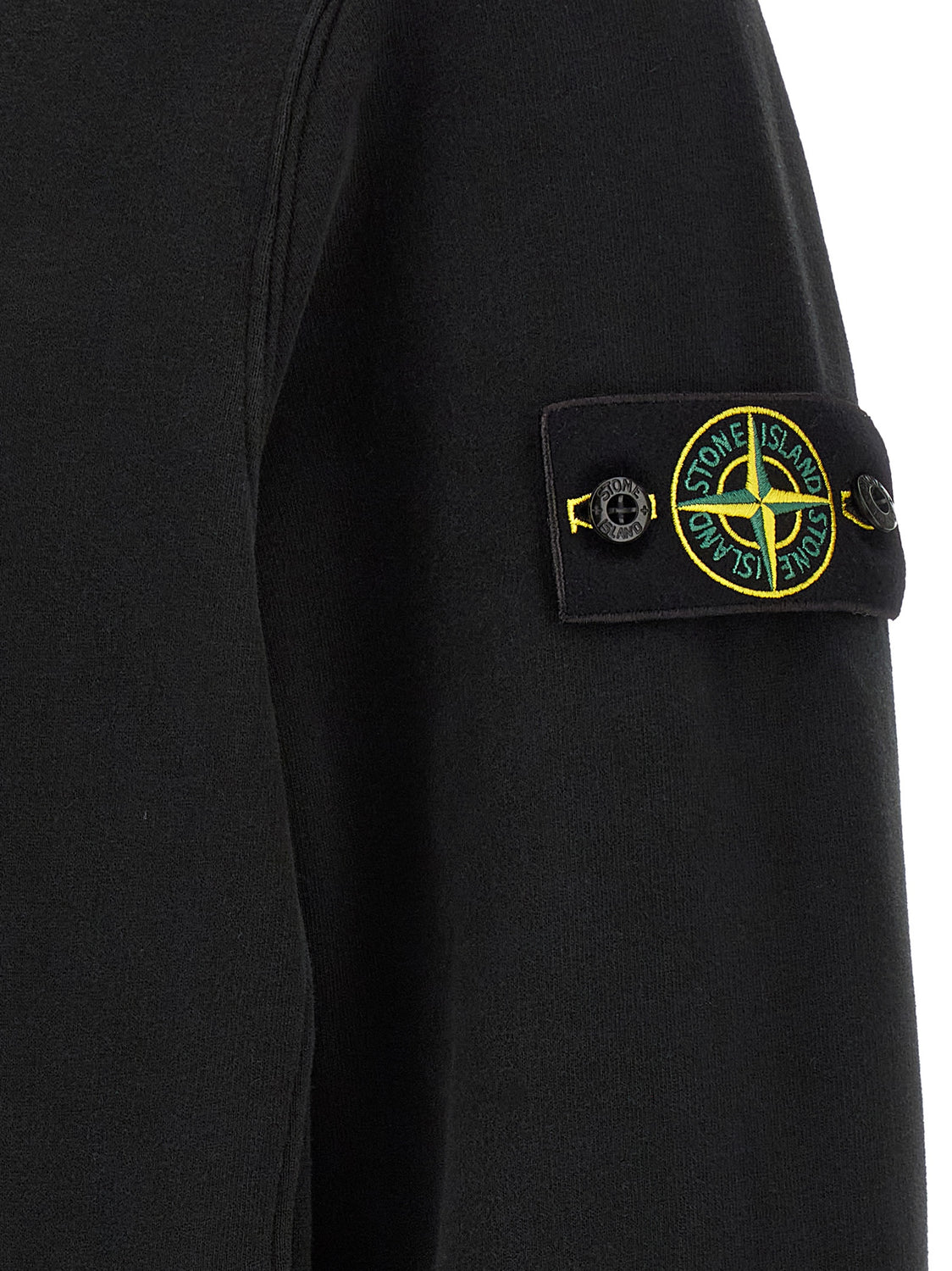Black Cotton Sweatshirt