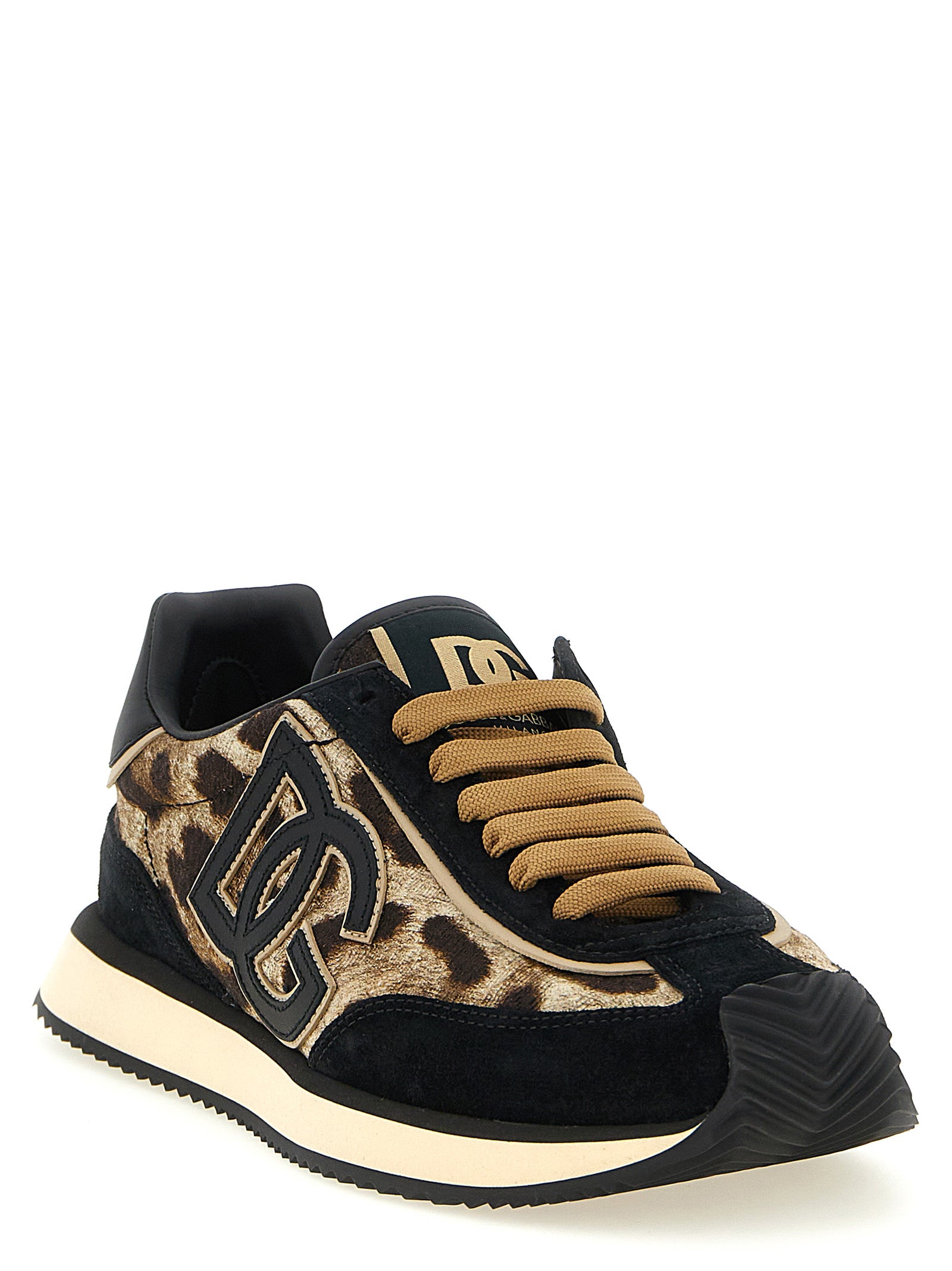Multicolor Cotton Low Top Sneakers