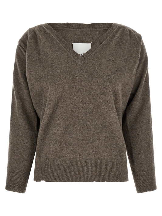 Brown Virgin Wool Cardigan