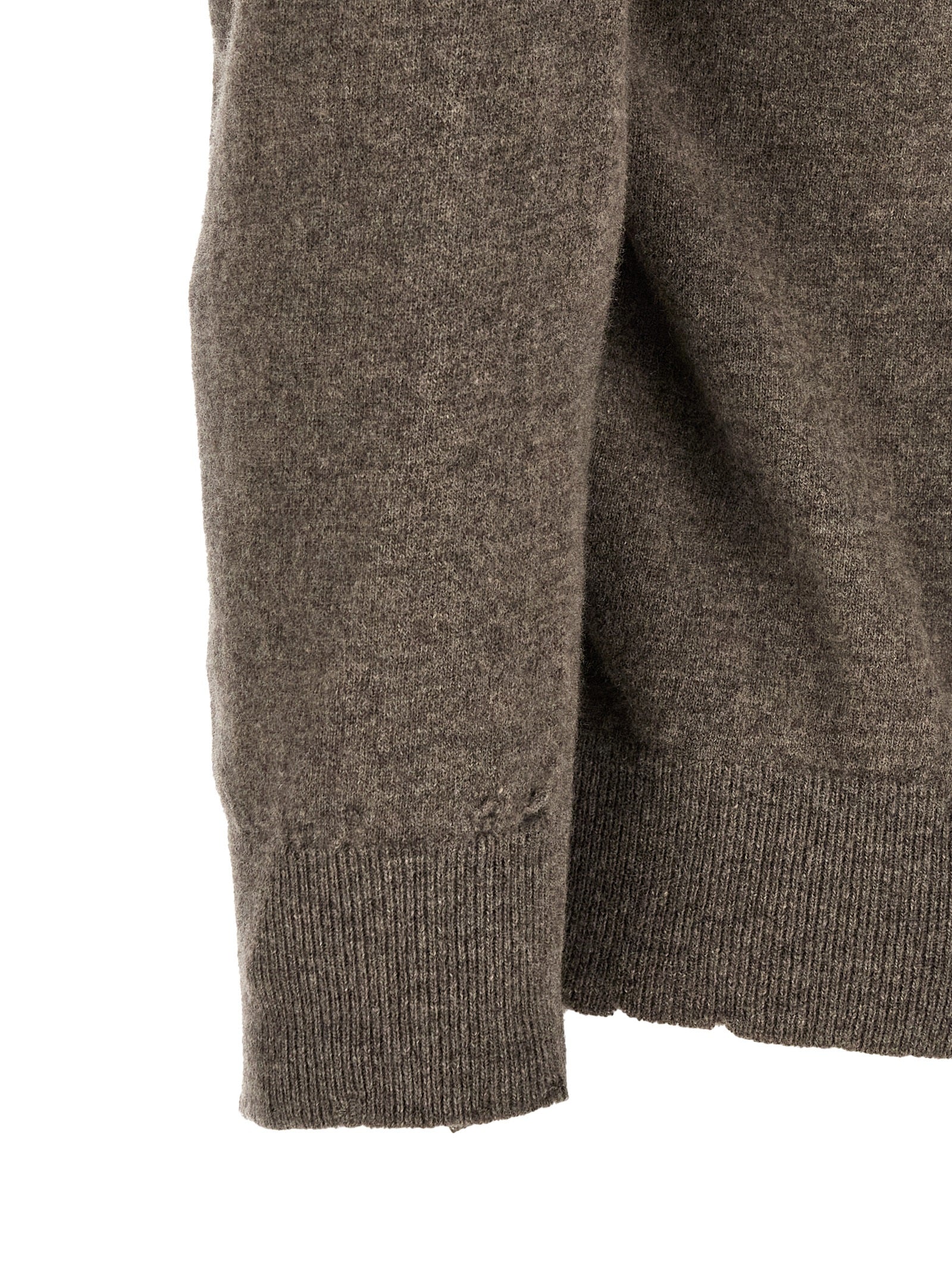 Brown Virgin Wool Cardigan