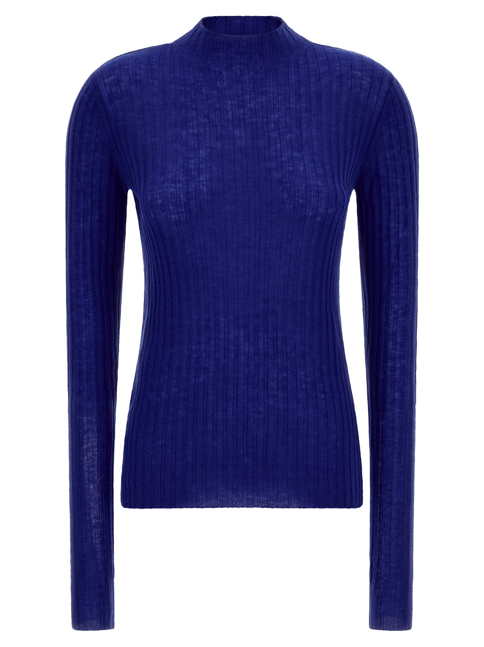 Blue Wool Cardigan