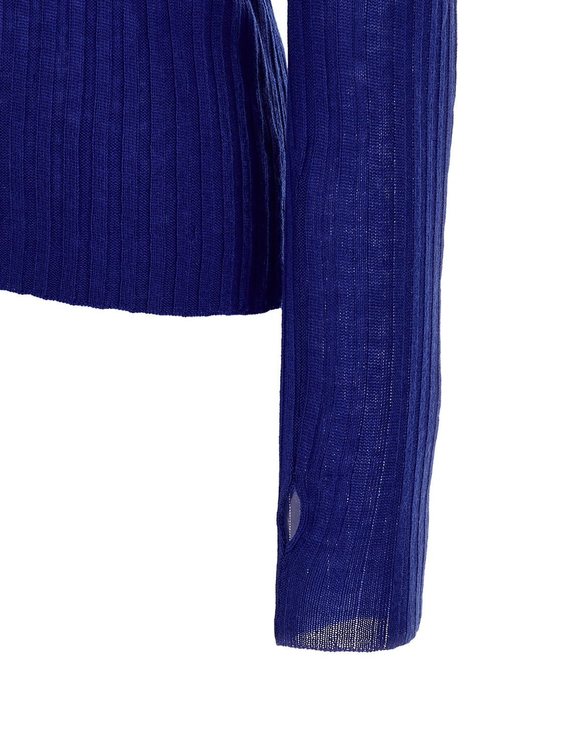Blue Wool Cardigan