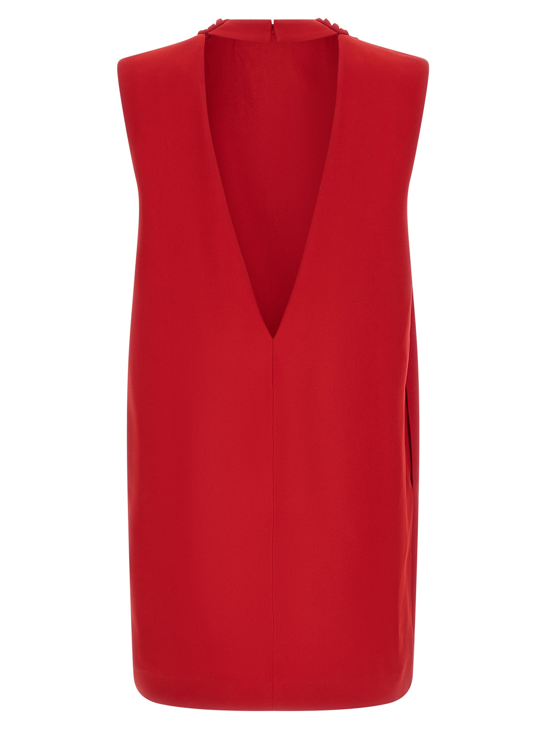Multicolor Silk Short Dress