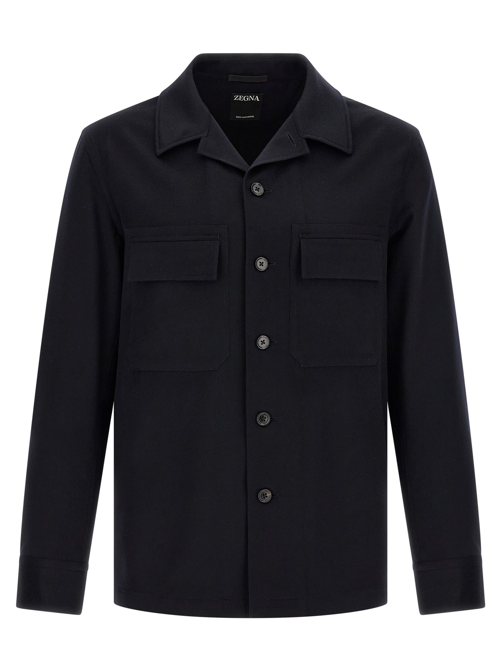 Blue Wool Blouse
