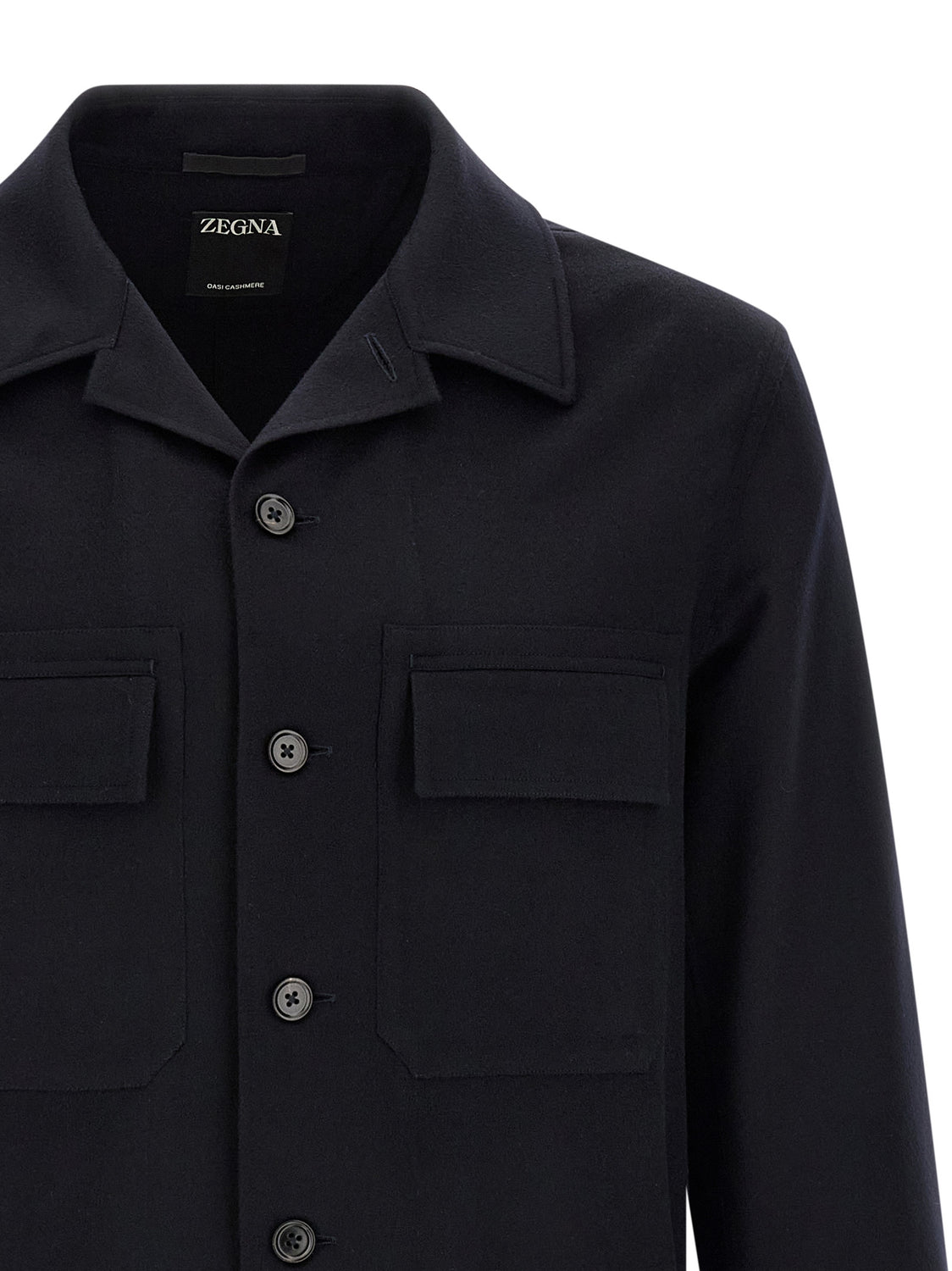 Blue Wool Blouse