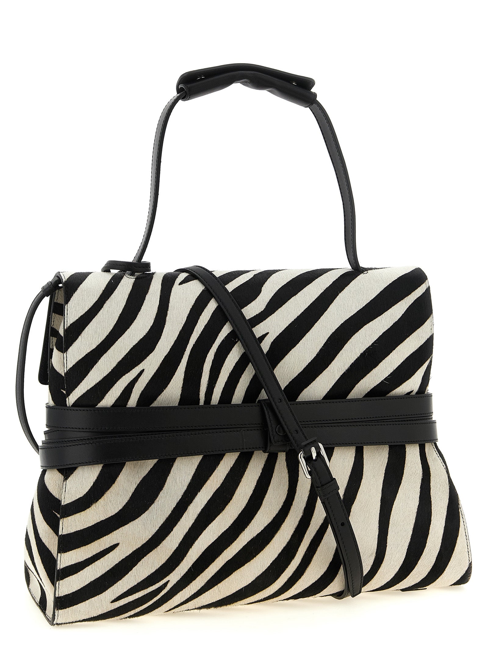 Bicolor Calfskin Handbag
