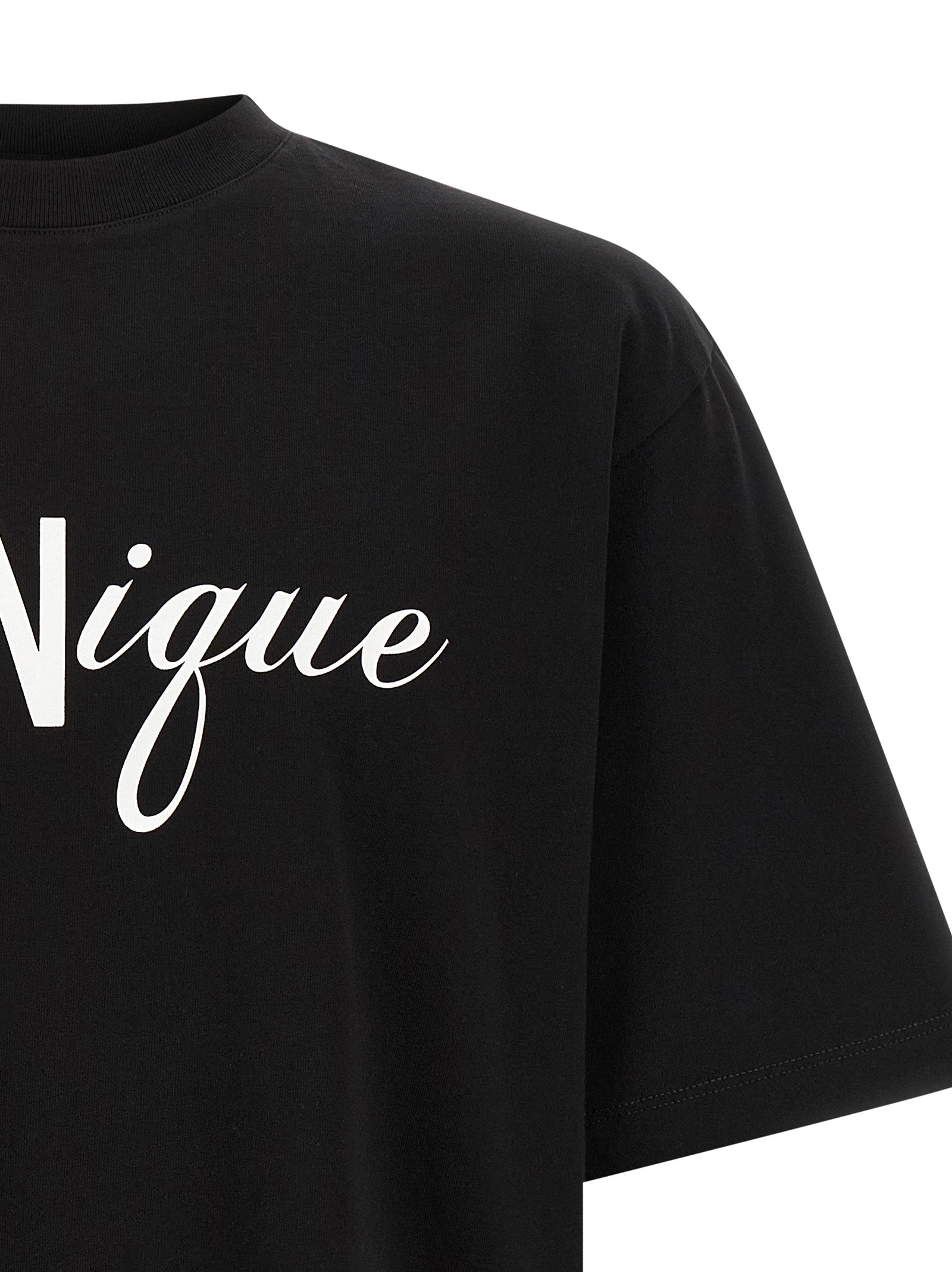 Black Cotton T-Shirt