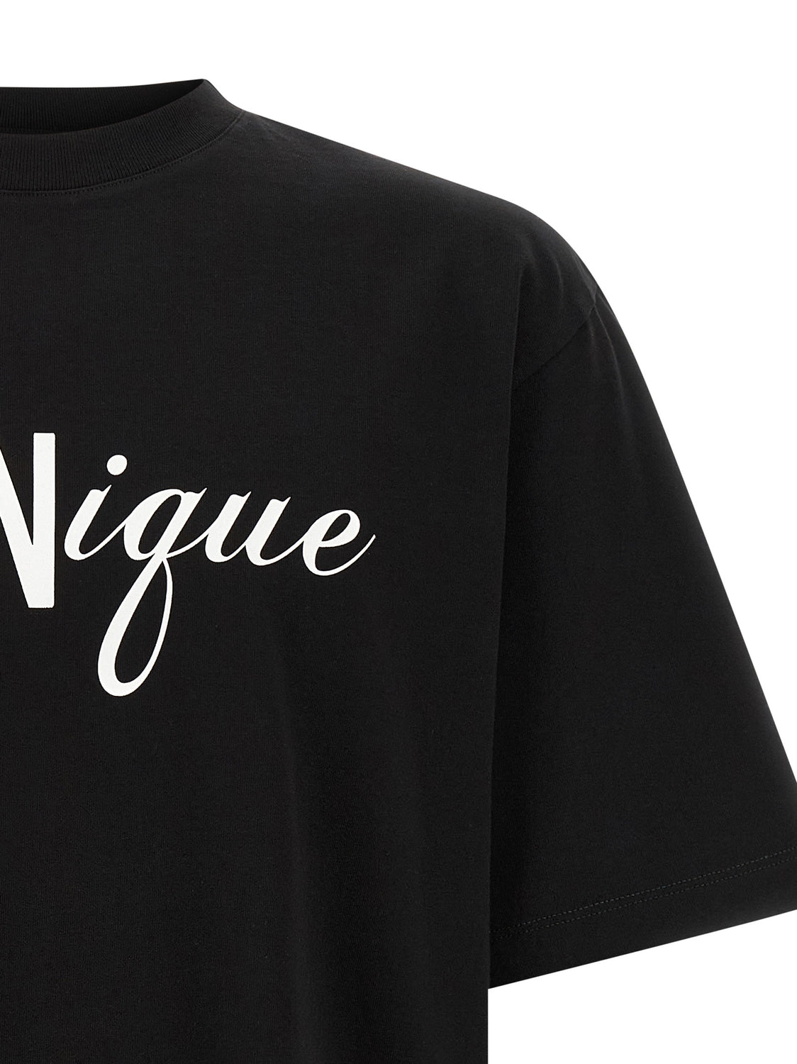 Black Cotton T-Shirt