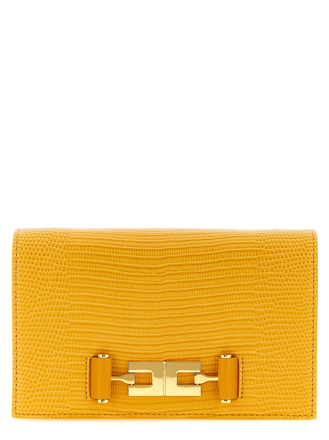 Beige Polyester Crossbody Bag