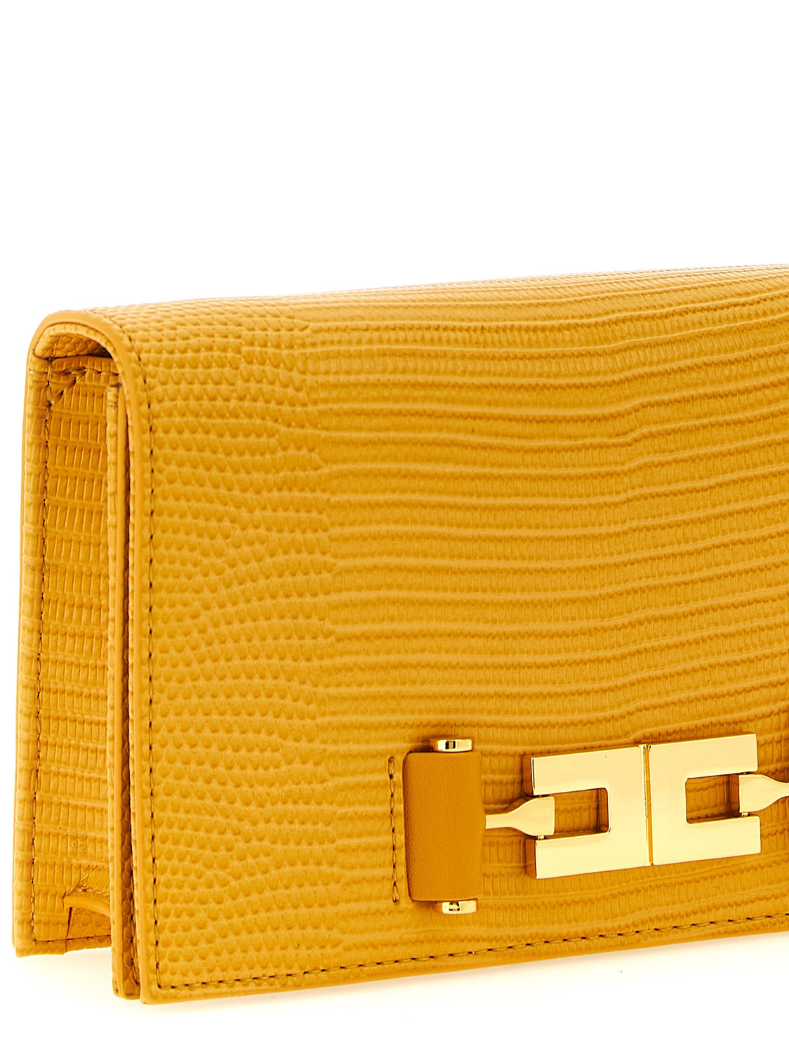 Beige Polyester Crossbody Bag