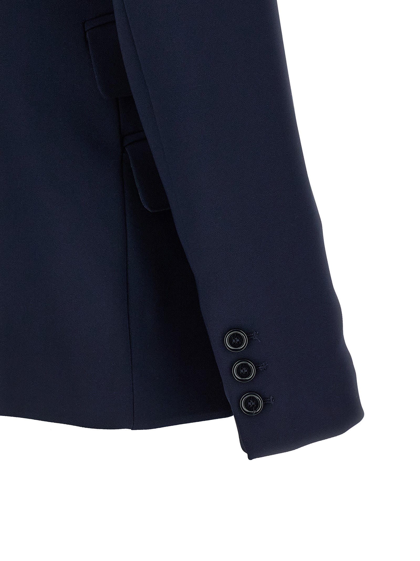 Blue Polyester Blazer
