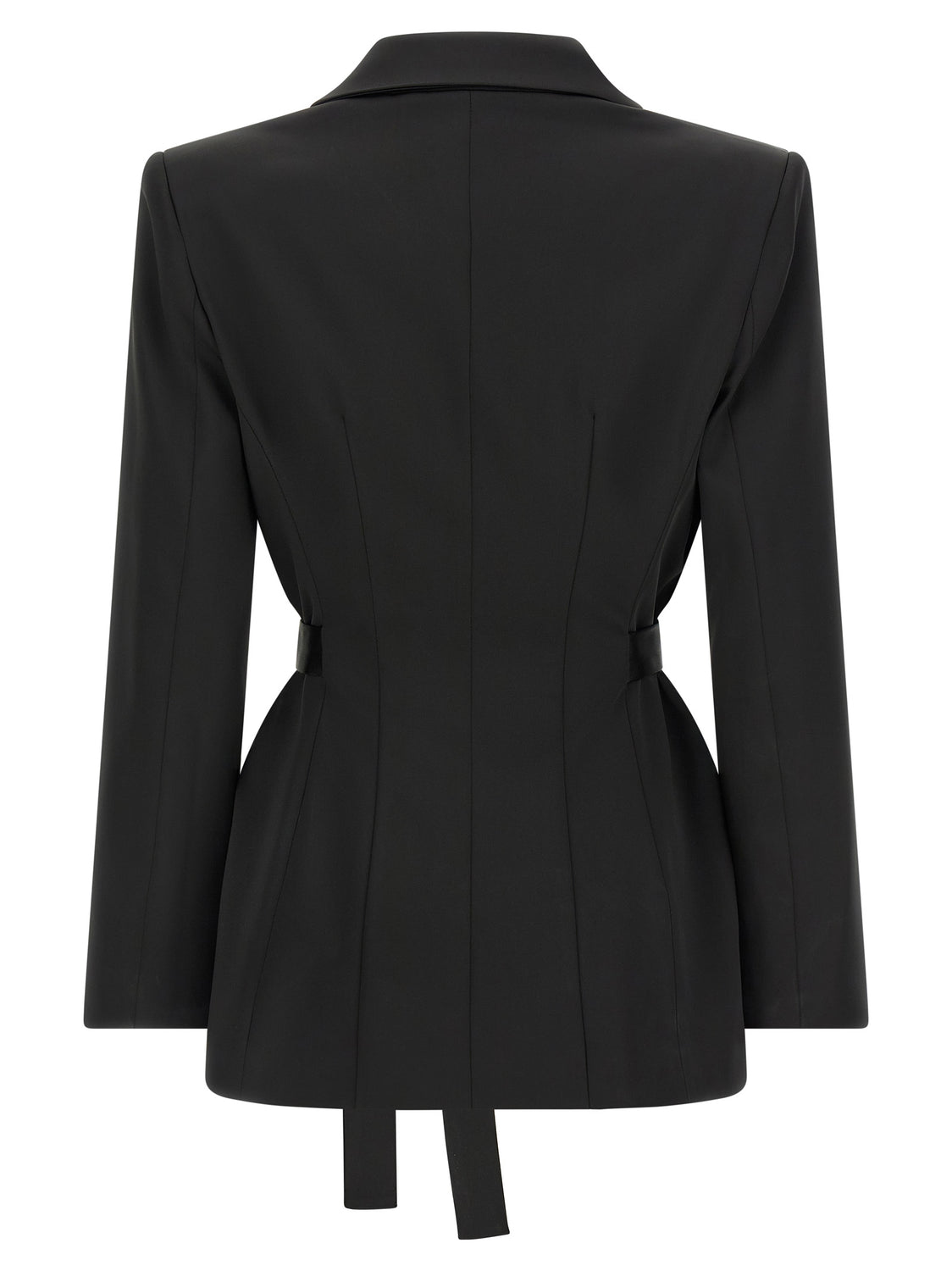 Black Polyester Blazer