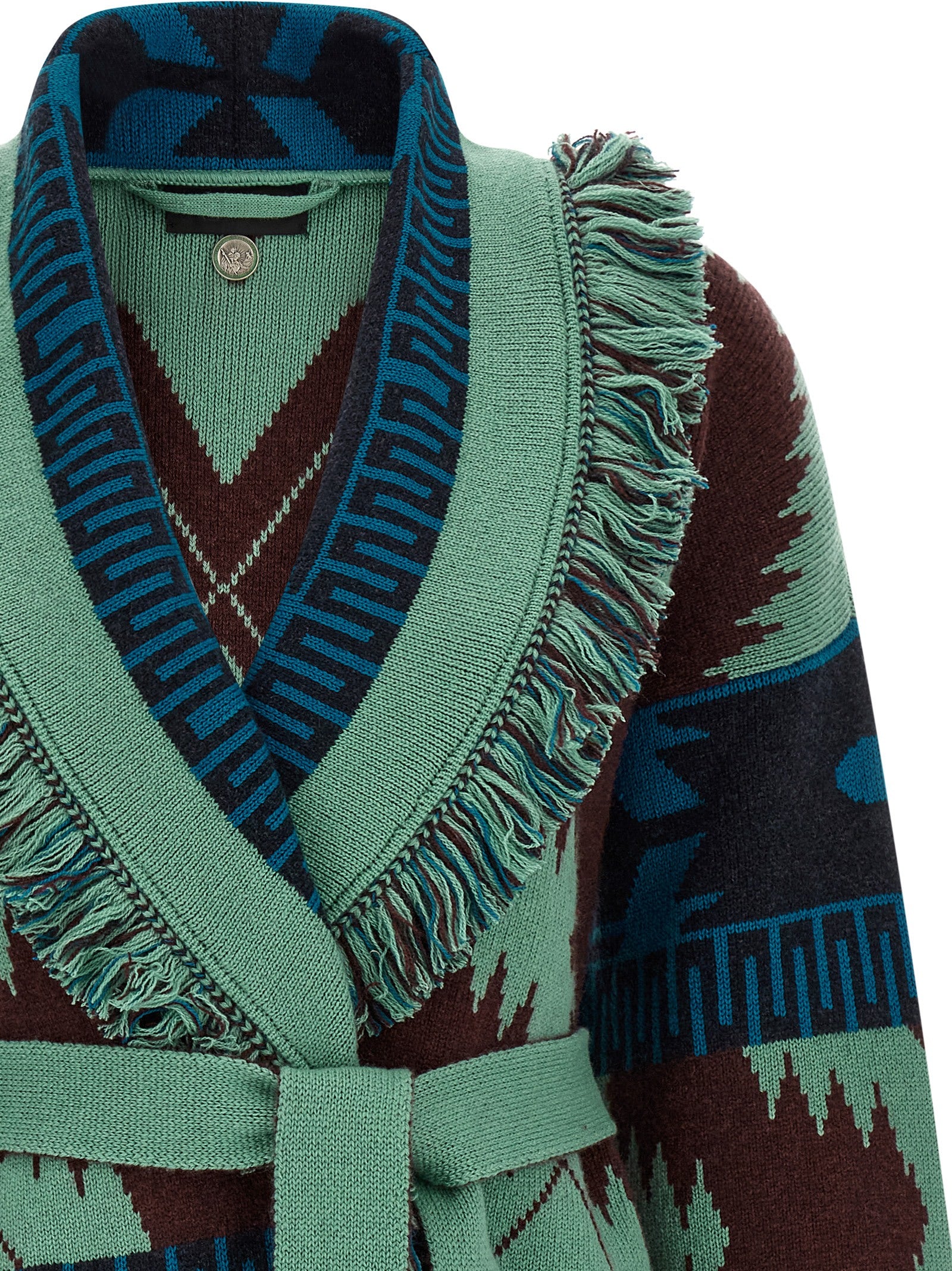 Multicolor Cashmere Cardigan