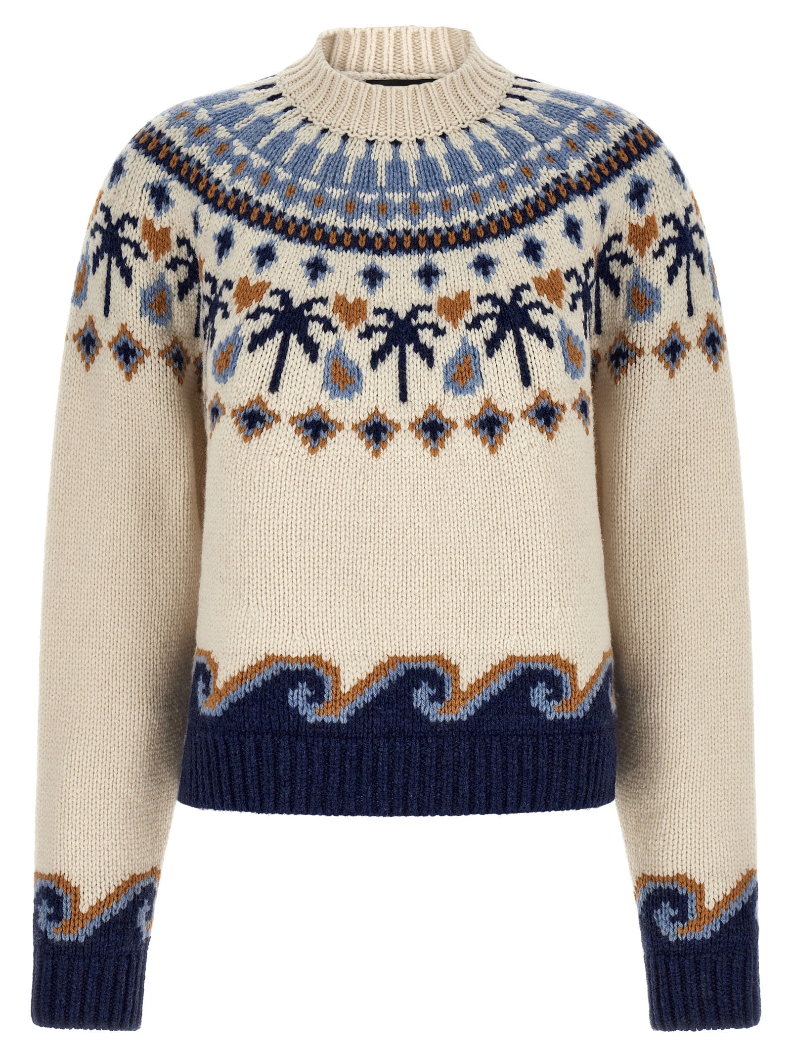 Multicolor Virgin Wool Cardigan