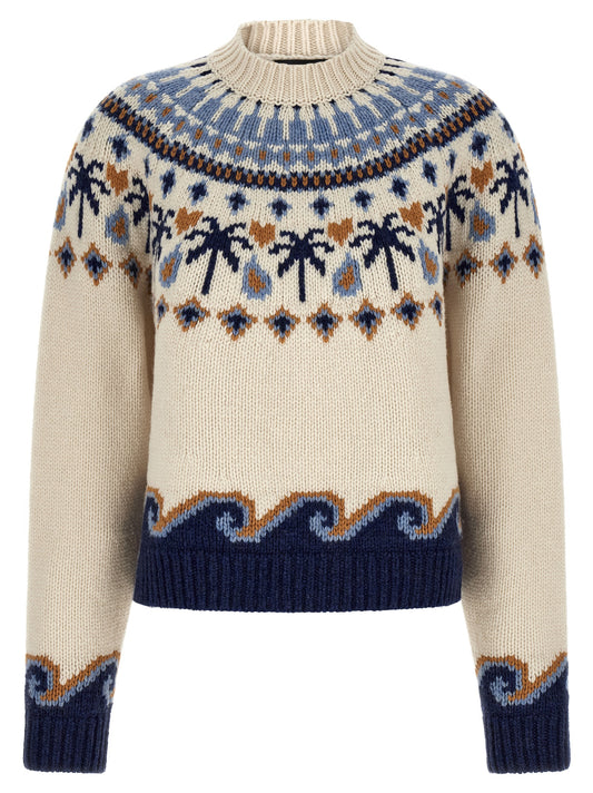 Multicolor Virgin Wool Cardigan