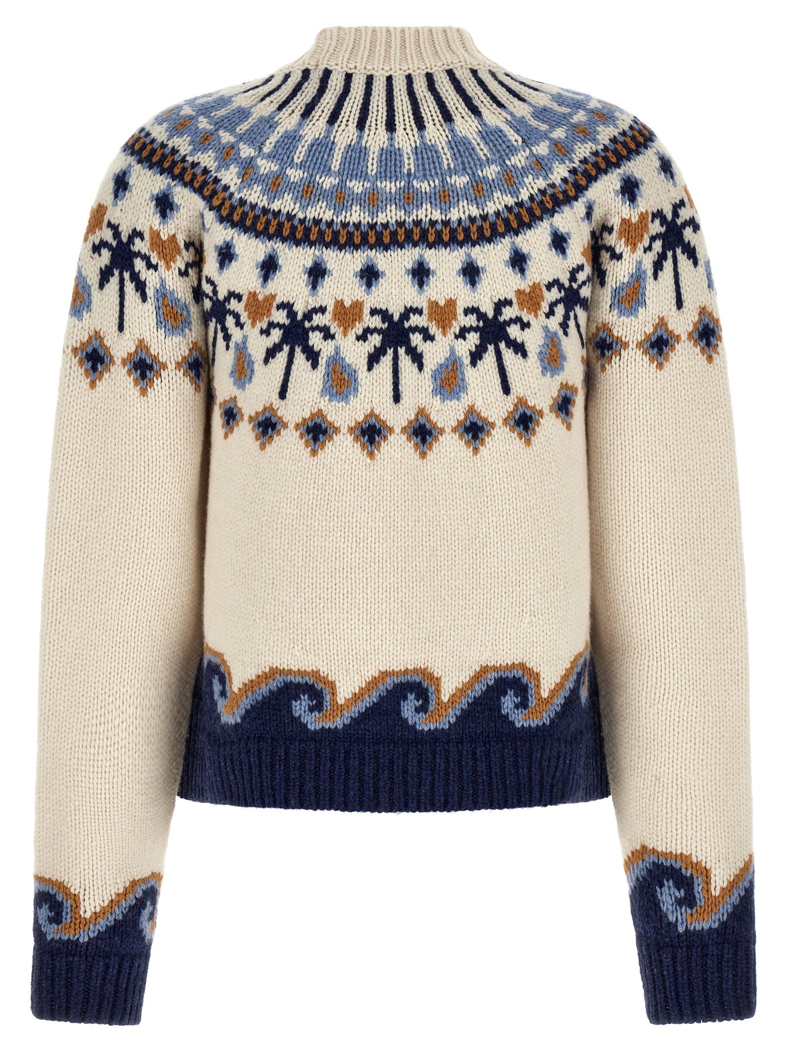 Multicolor Virgin Wool Cardigan