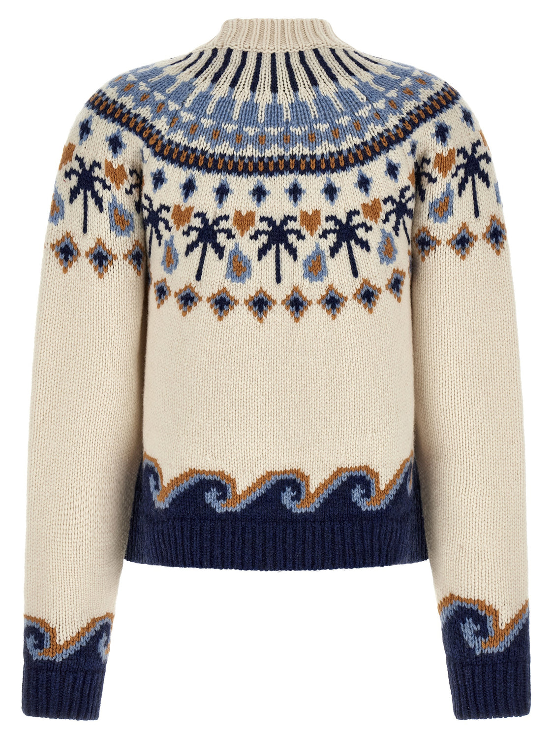 Multicolor Virgin Wool Cardigan