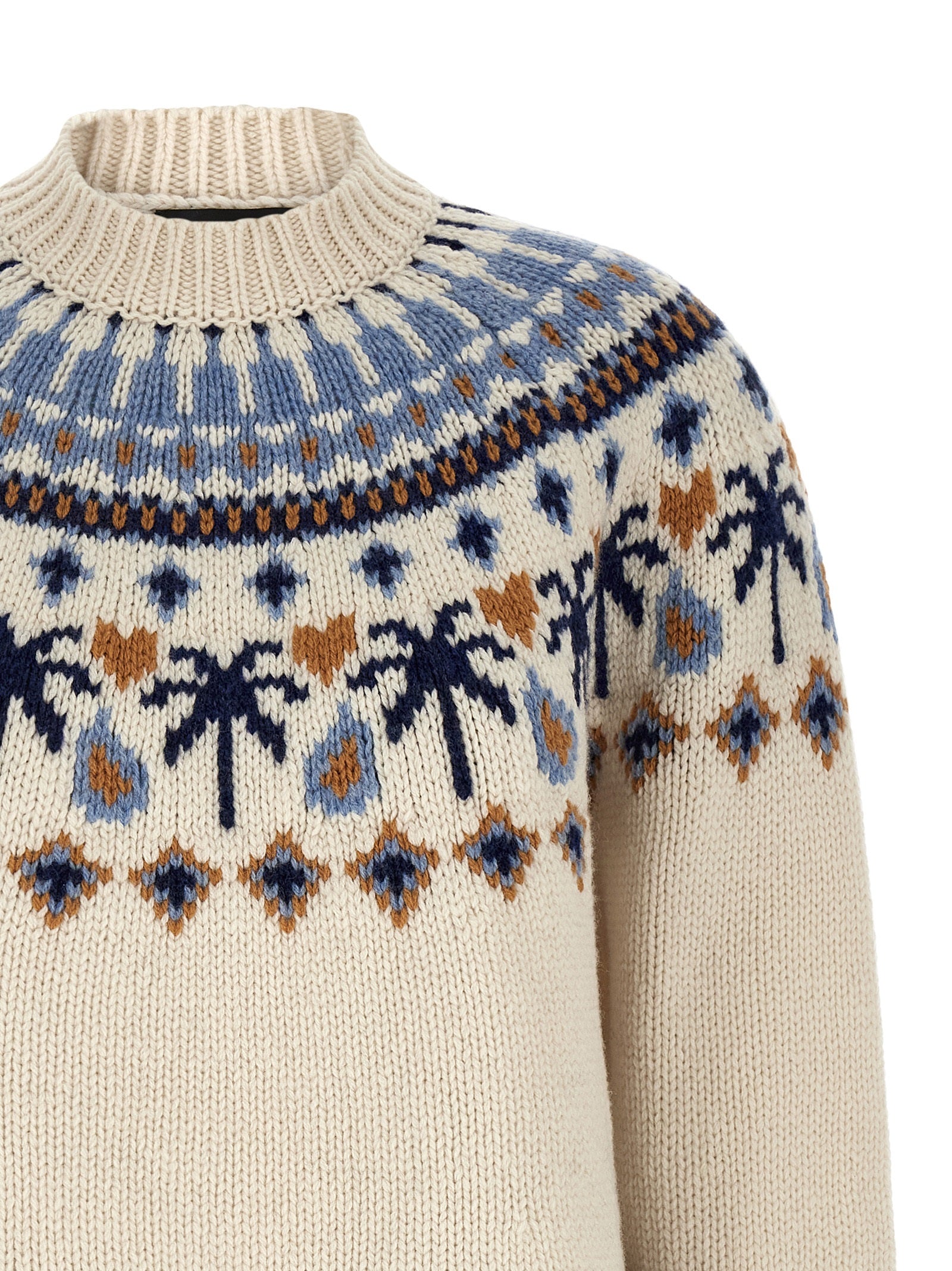 Multicolor Virgin Wool Cardigan