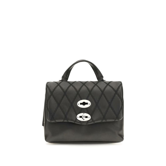 Black Calf Leather Bos Taurus Handbag