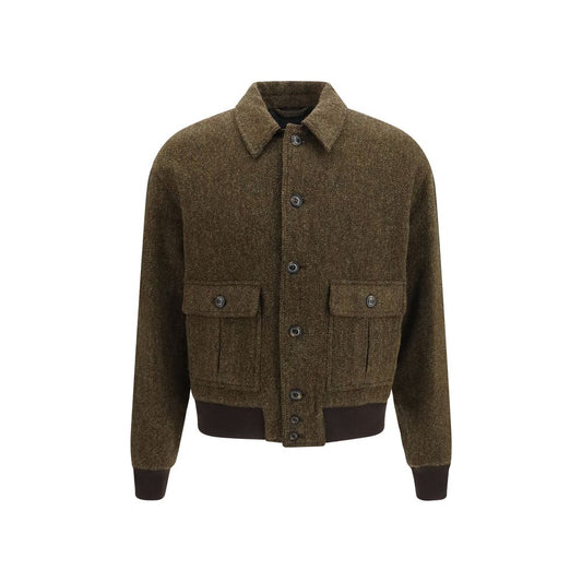 Bicolor Wool Oves Aries Bomber