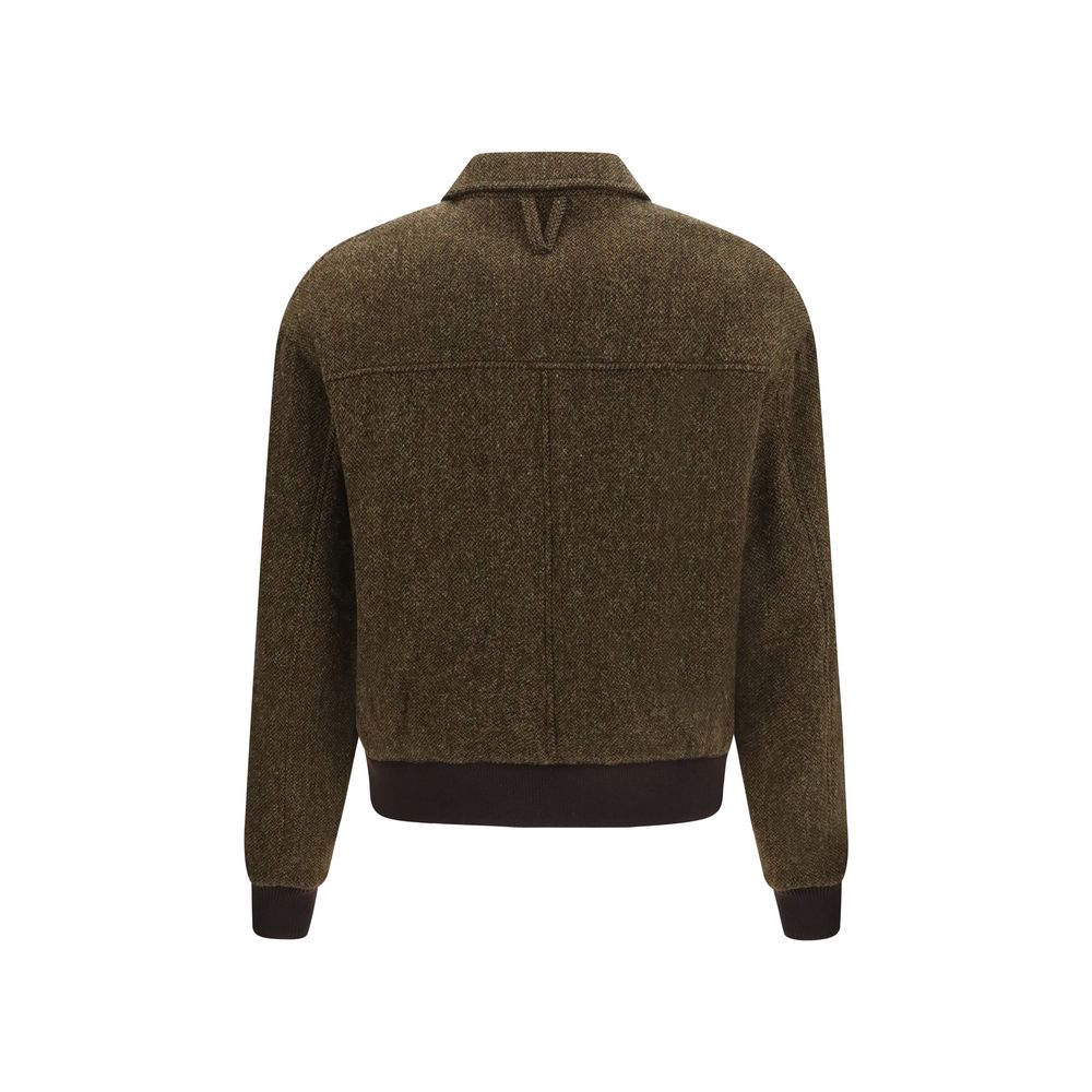 Bicolor Wool Oves Aries Bomber