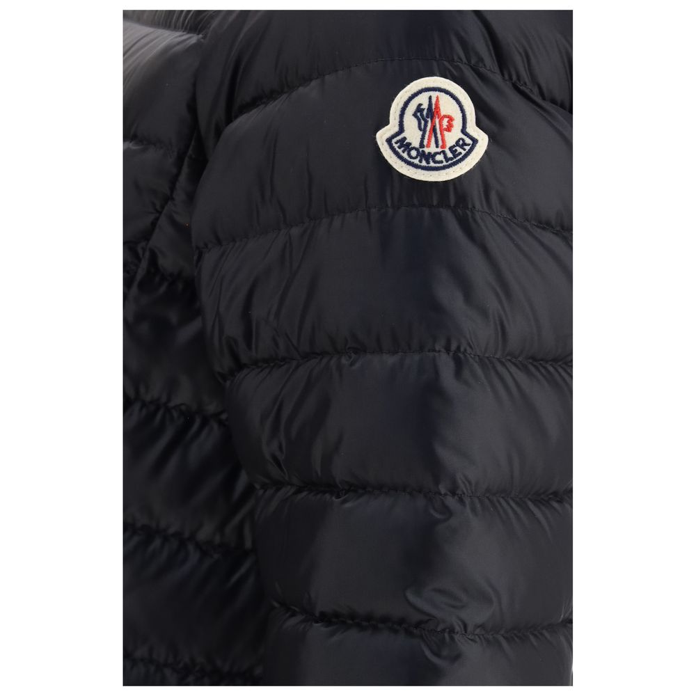 Black Polyamide Full-Length Jacket