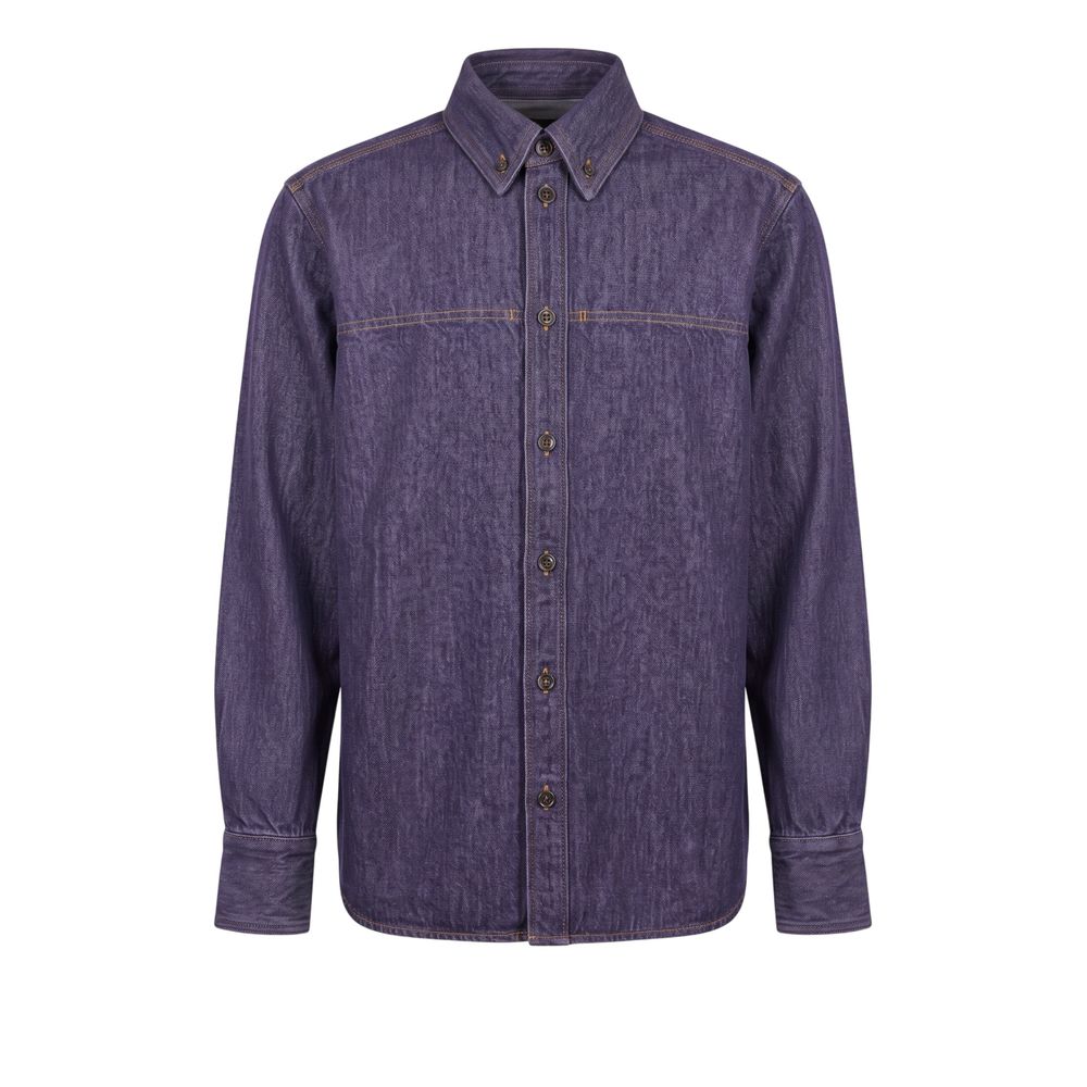 Purple Cotton Men's Jacket