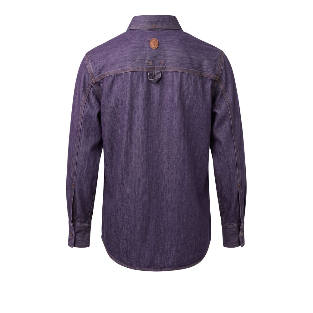 Purple Cotton Men's Jacket