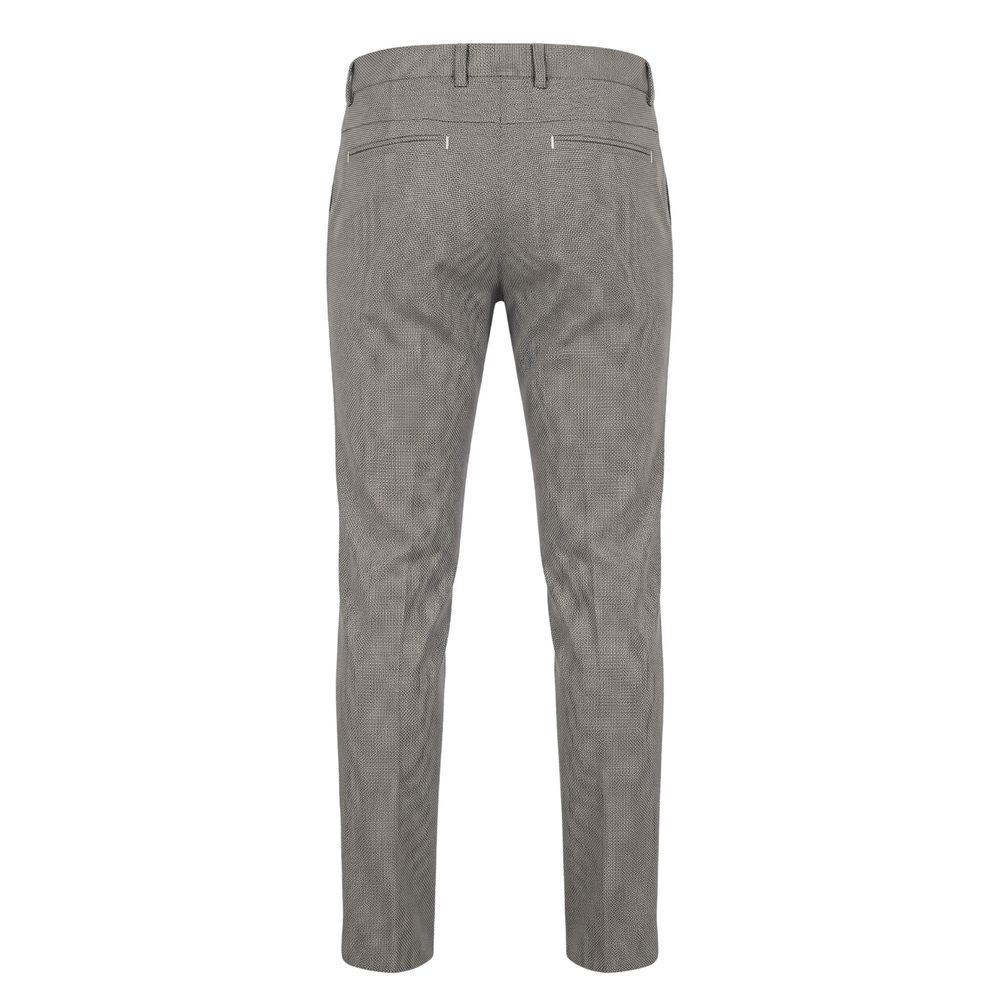 Brown Flax Men Trousers