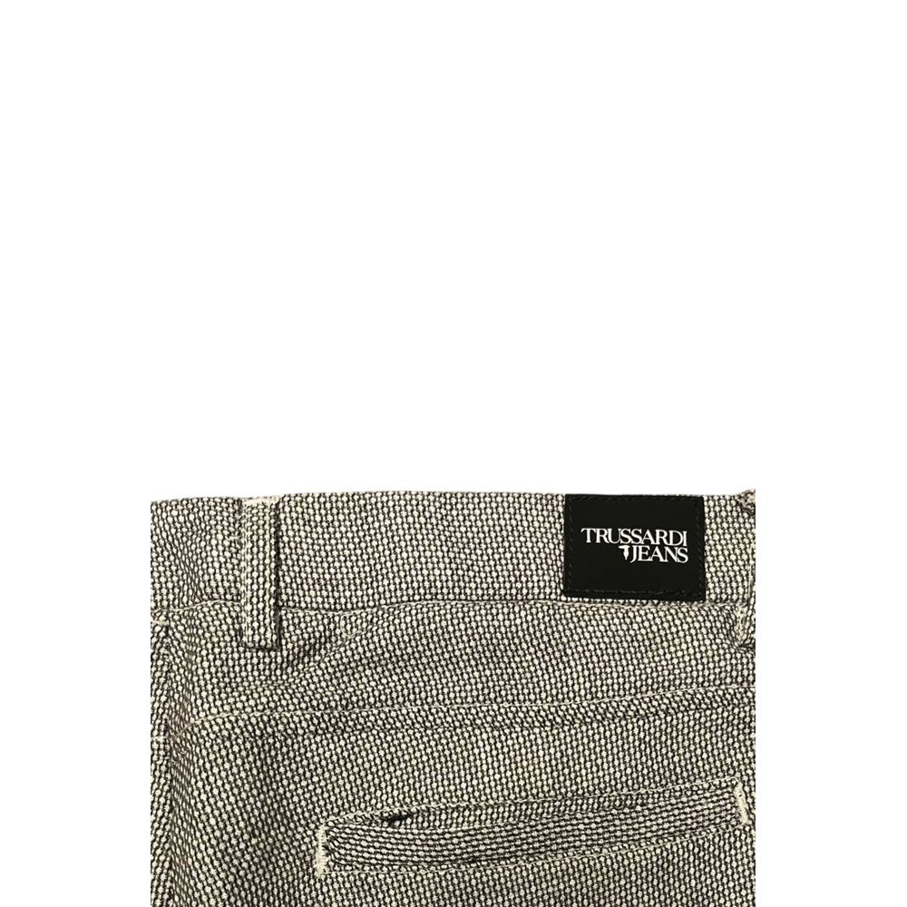 Brown Flax Men Trousers