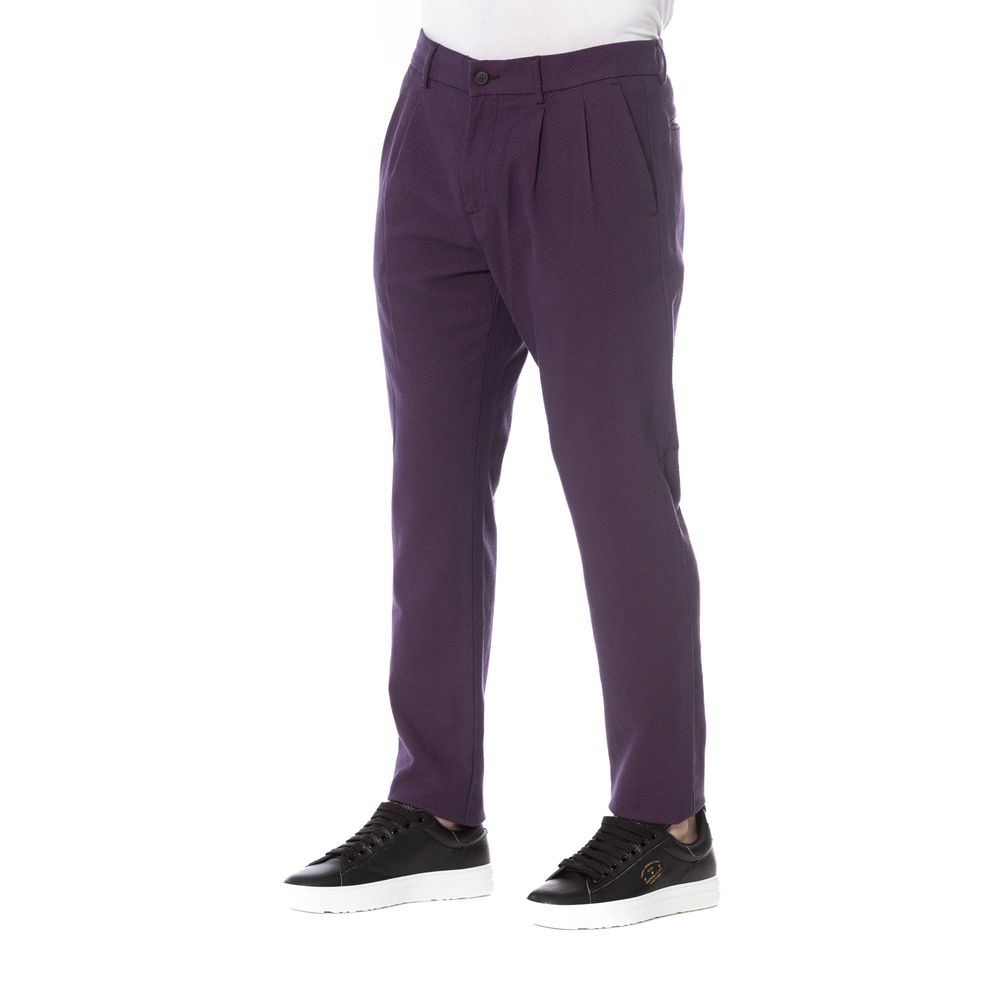 Red Cotton Men's Pant