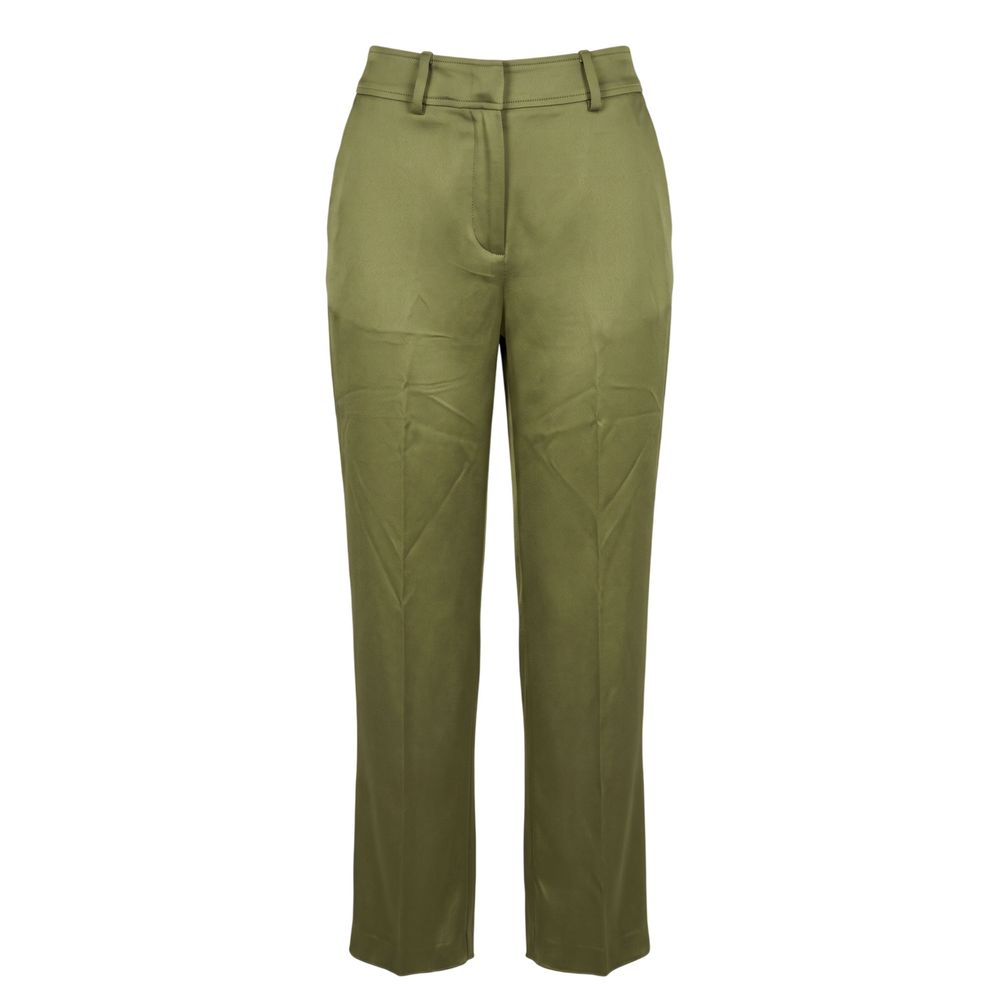 Green Viscose Women Pants