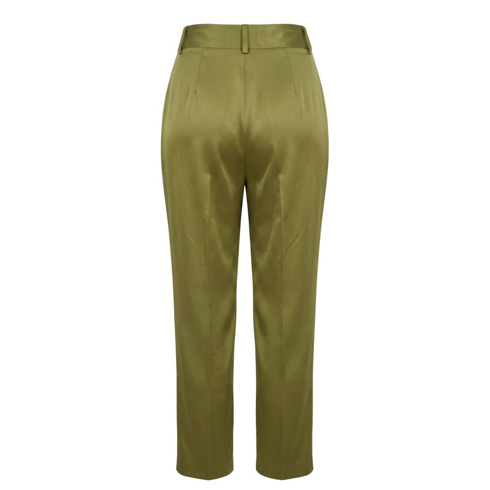Green Viscose Women Pants