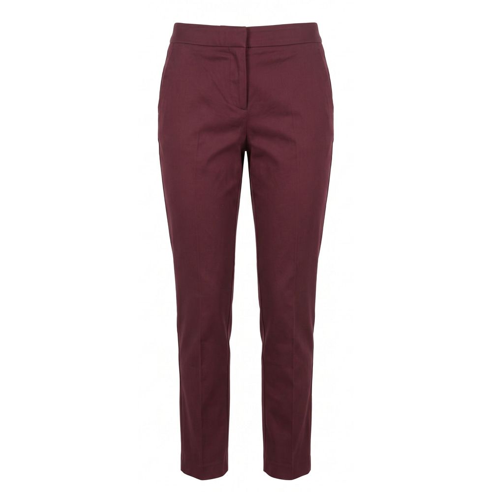Red Cotton Women Pants